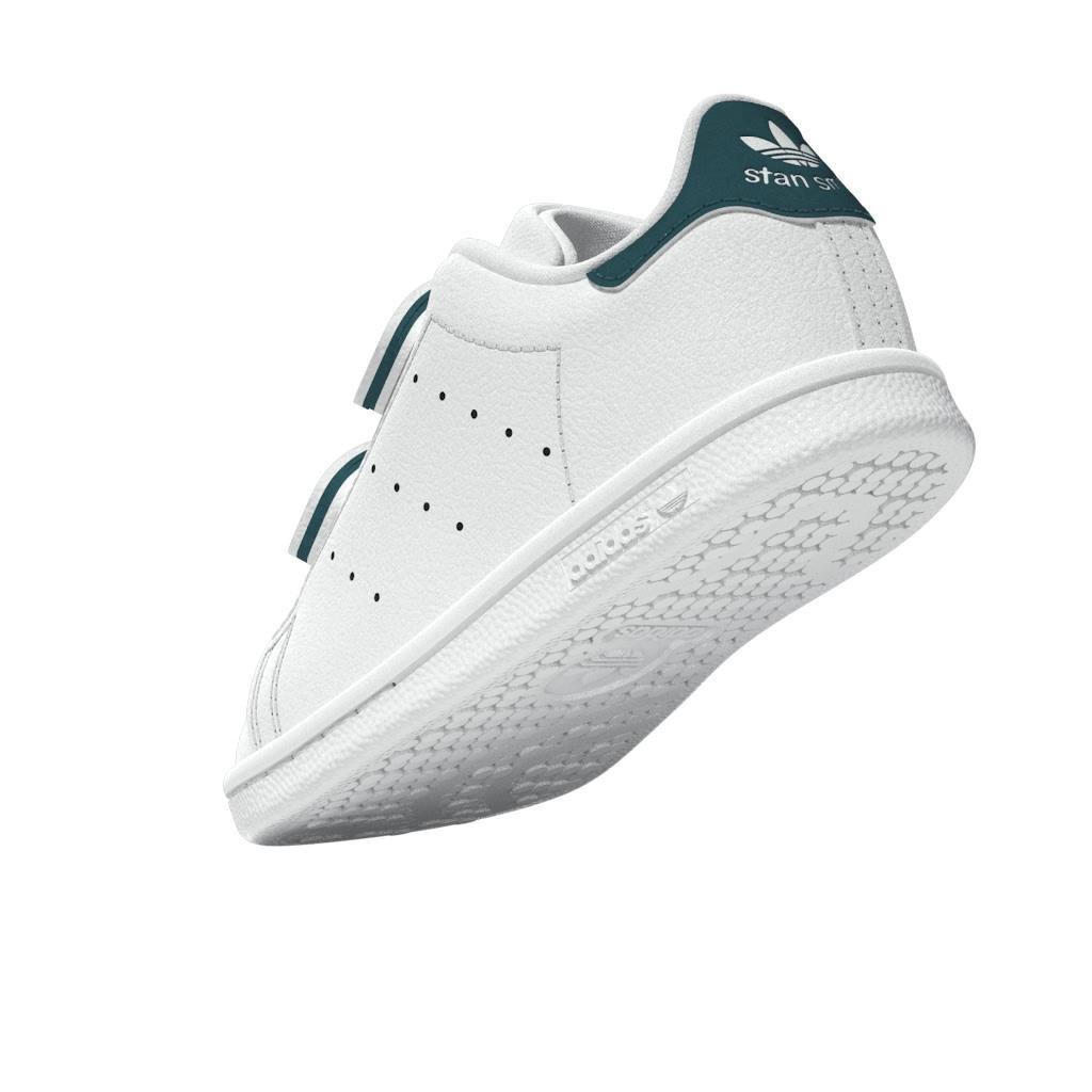 Unisex Kids Stan Smith Comfort Closure Shoes, White, A901_ONE, large image number 12