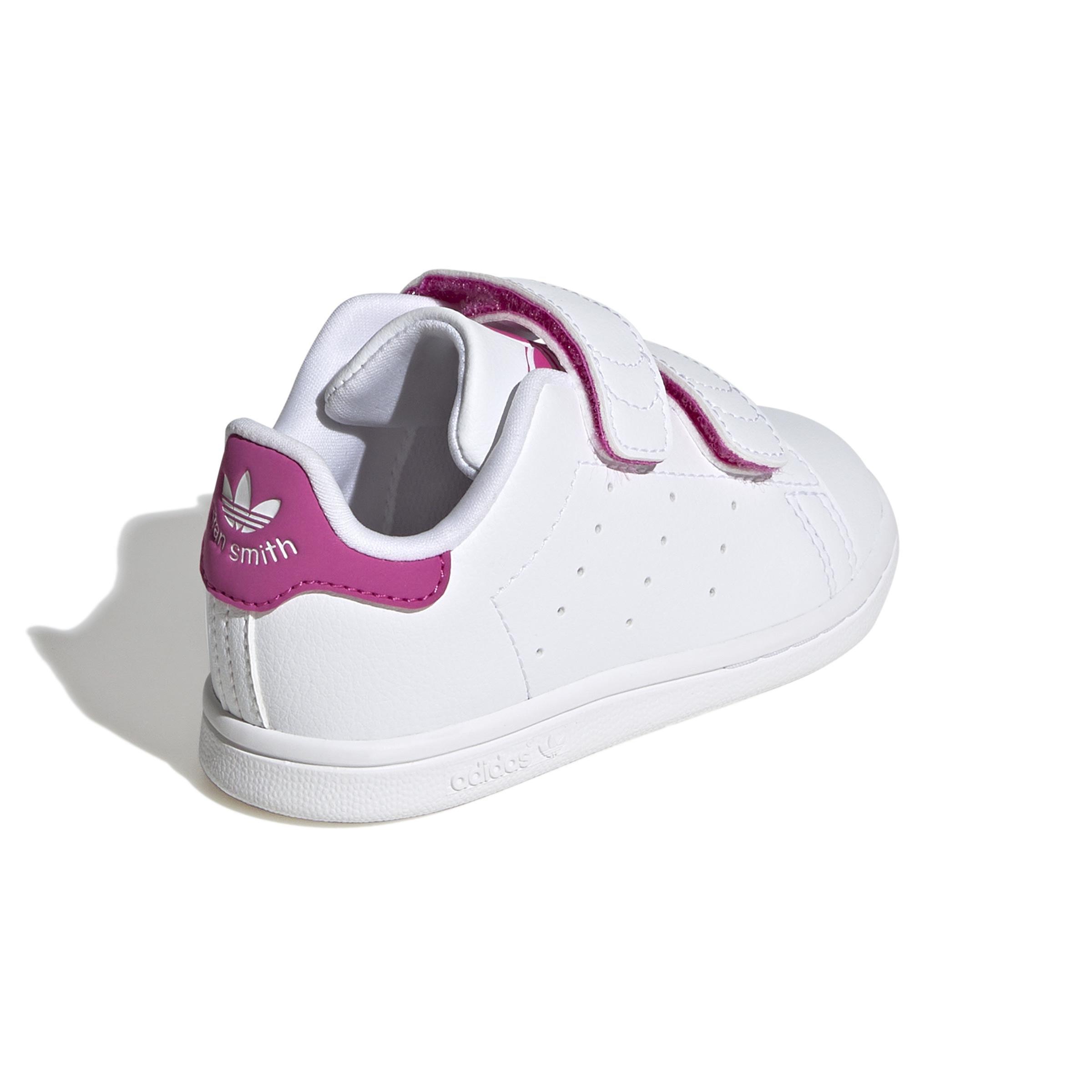 Unisex Kids Stan Smith Comfort Closure Shoes, White, A901_ONE, large image number 3