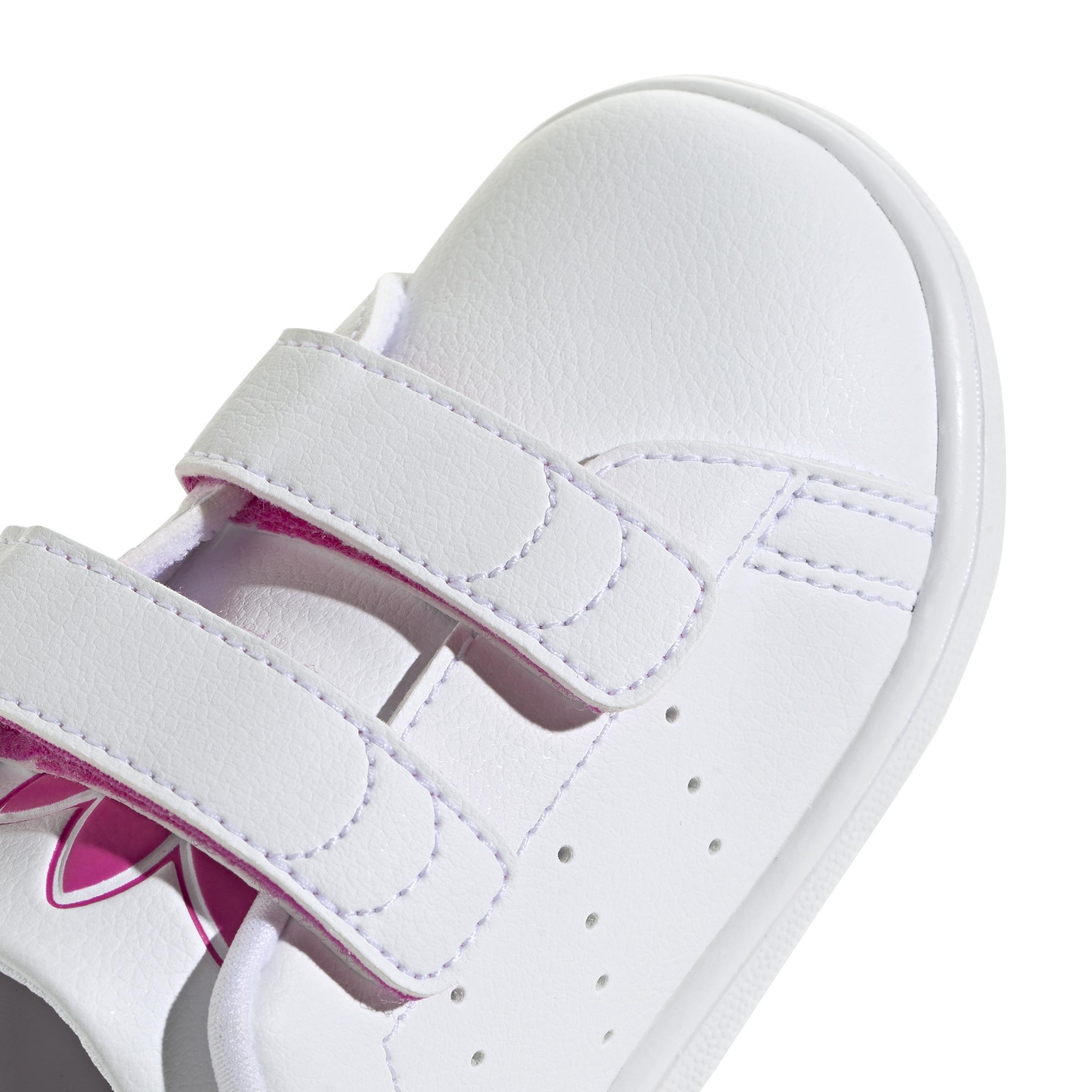 Unisex Kids Stan Smith Comfort Closure Shoes, White, A901_ONE, large image number 5