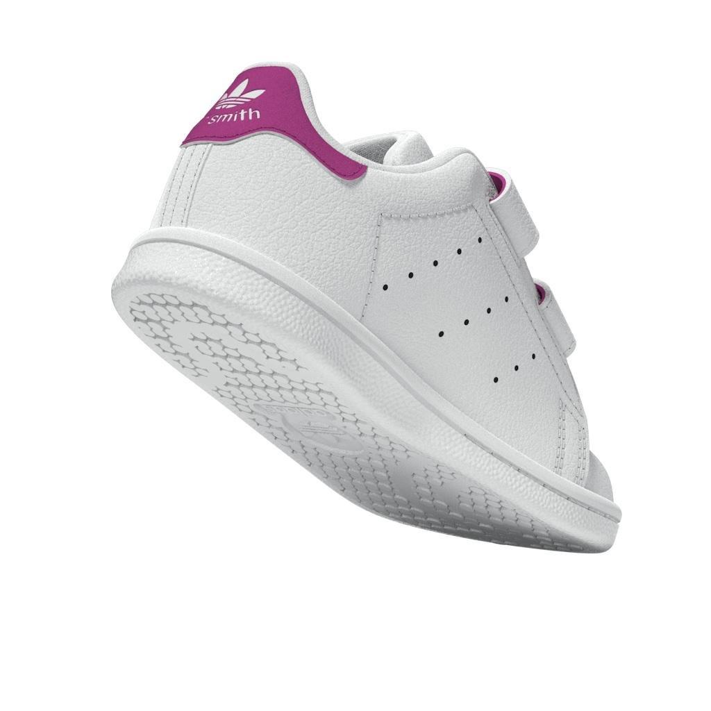 Unisex Kids Stan Smith Comfort Closure Shoes, White, A901_ONE, large image number 8