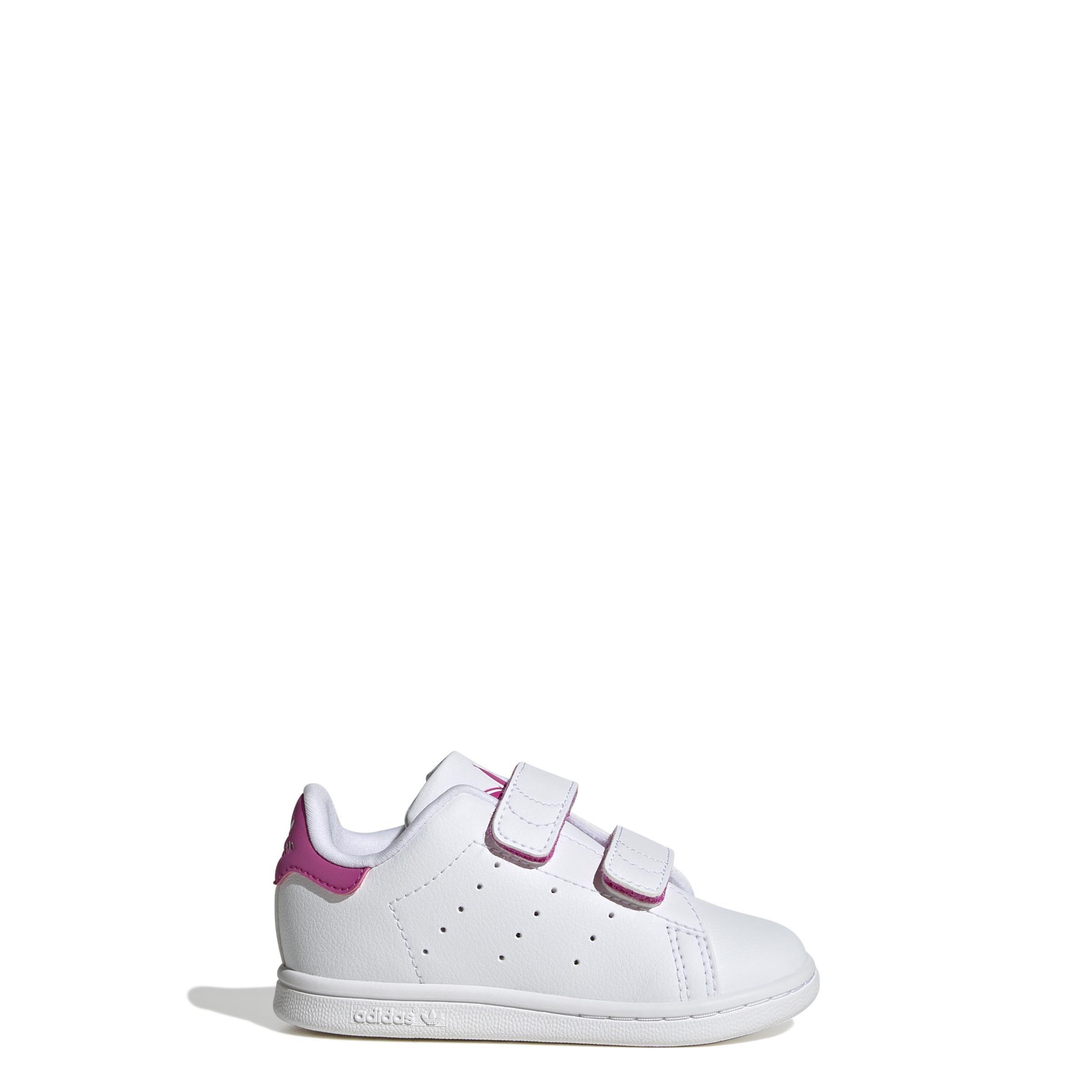 Unisex Kids Stan Smith Comfort Closure Shoes, White, A901_ONE, large image number 9