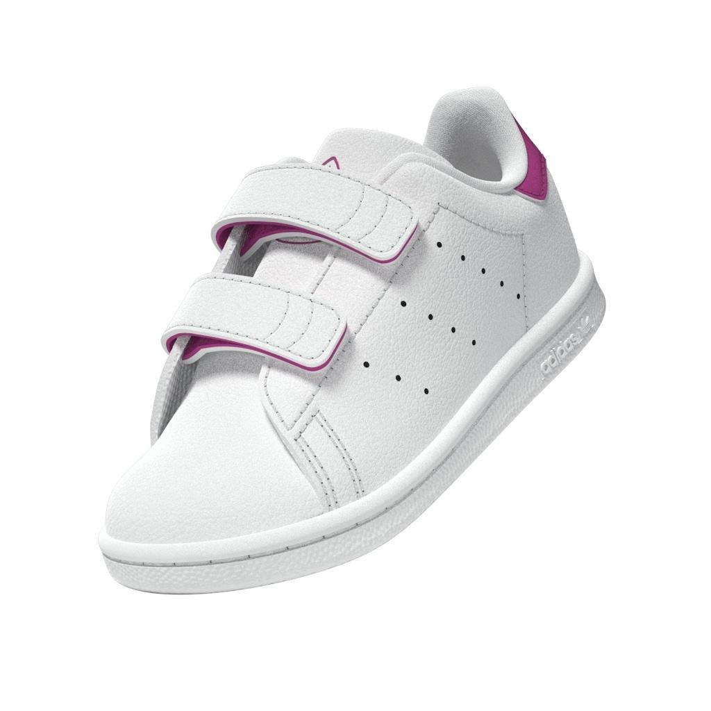 Unisex Kids Stan Smith Comfort Closure Shoes, White, A901_ONE, large image number 10