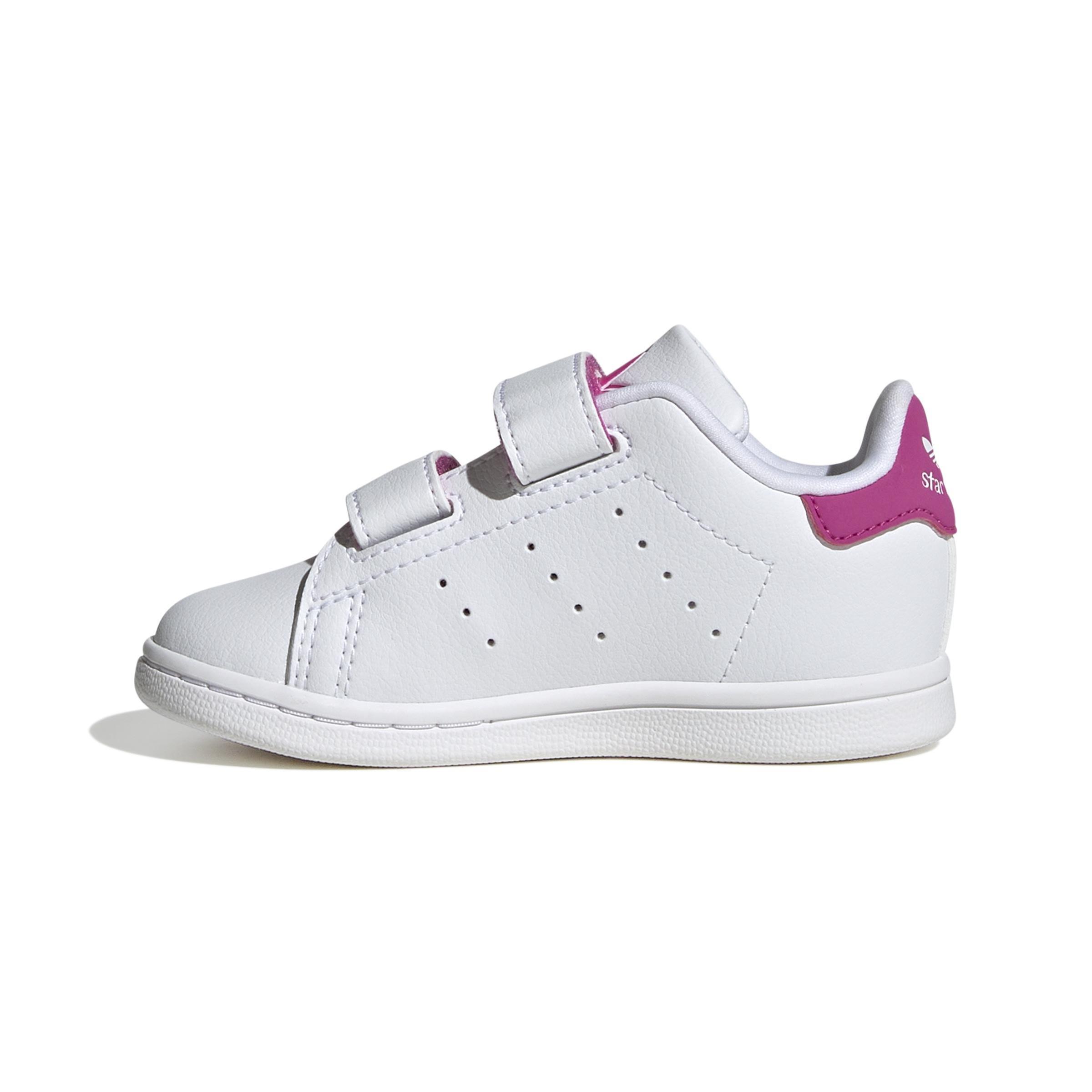 Unisex Kids Stan Smith Comfort Closure Shoes, White, A901_ONE, large image number 11