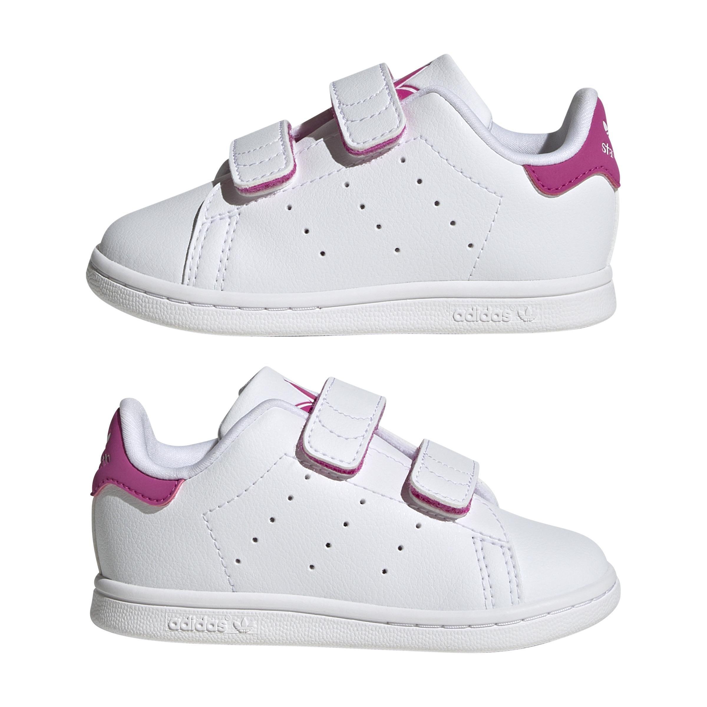 Unisex Kids Stan Smith Comfort Closure Shoes, White, A901_ONE, large image number 13