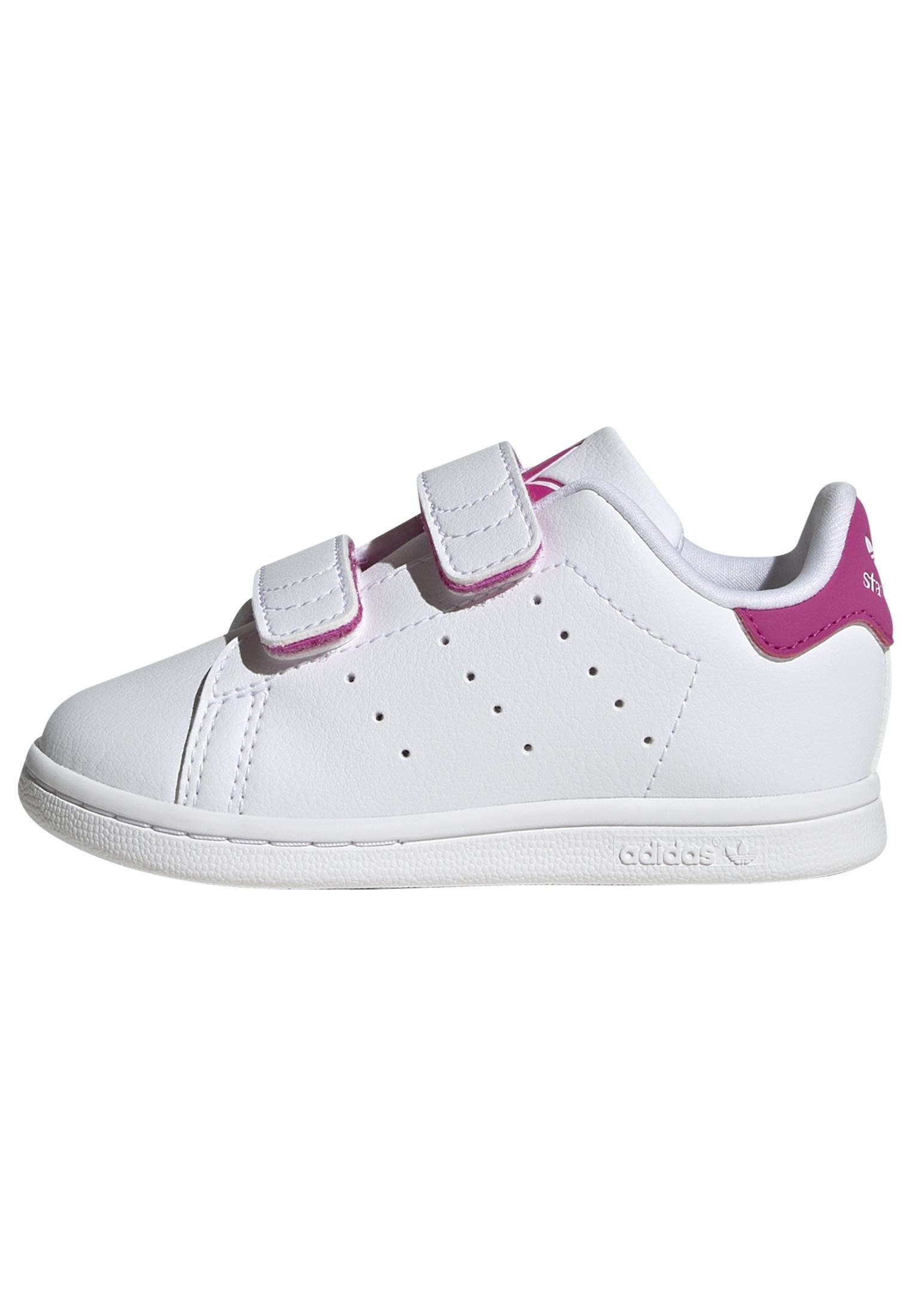 Unisex Kids Stan Smith Comfort Closure Shoes, White, A901_ONE, large image number 14
