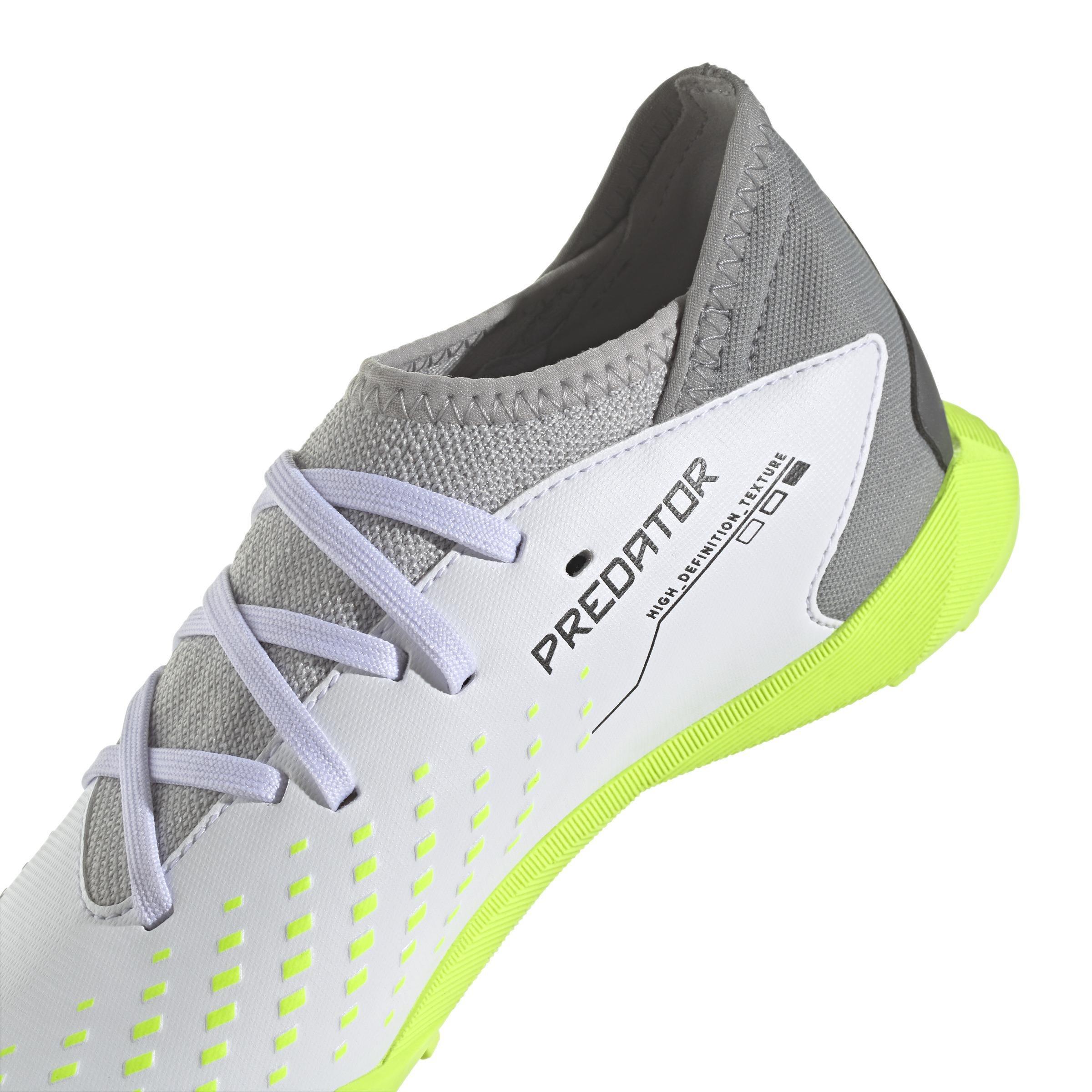 Unisex Kids Predator Accuracy.3 Turf Boots , White, , large image number 2