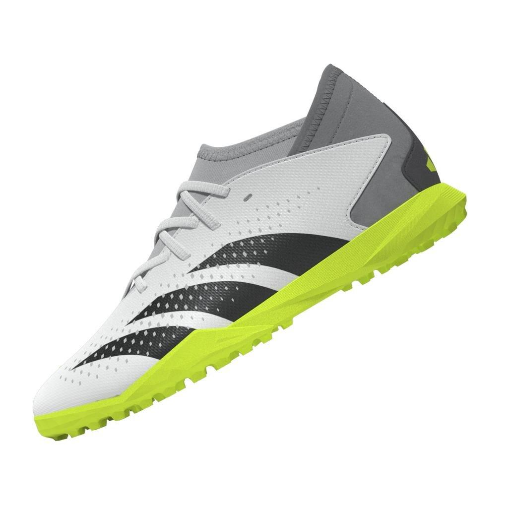 Unisex Kids Predator Accuracy.3 Turf Boots , White, , large image number 7