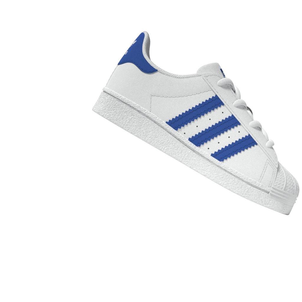 Unisex Kids Superstar Shoes, White, A901_ONE, large image number 7