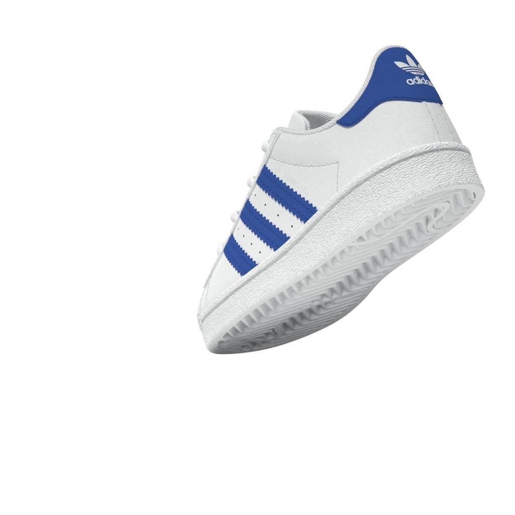 Unisex Kids Superstar Shoes, White, A901_ONE, large image number 8