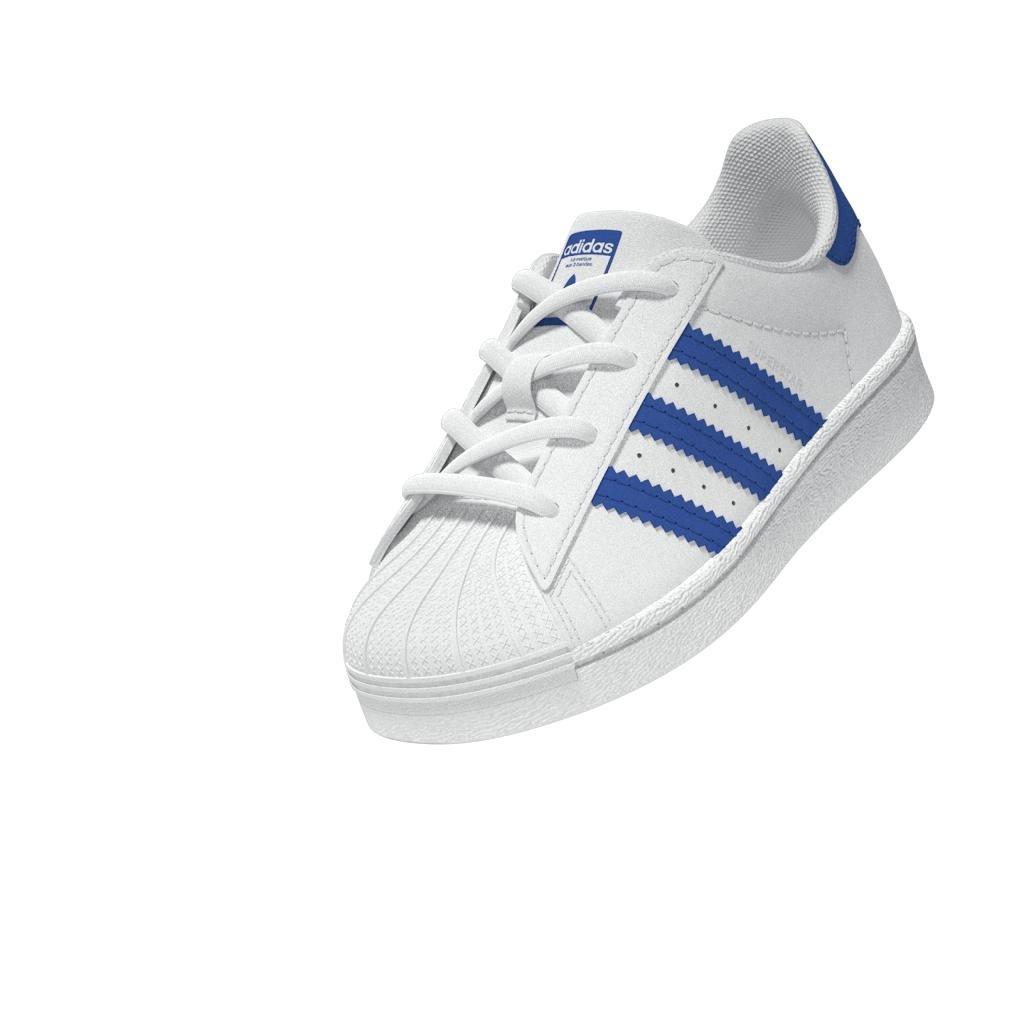 Unisex Kids Superstar Shoes, White, A901_ONE, large image number 9