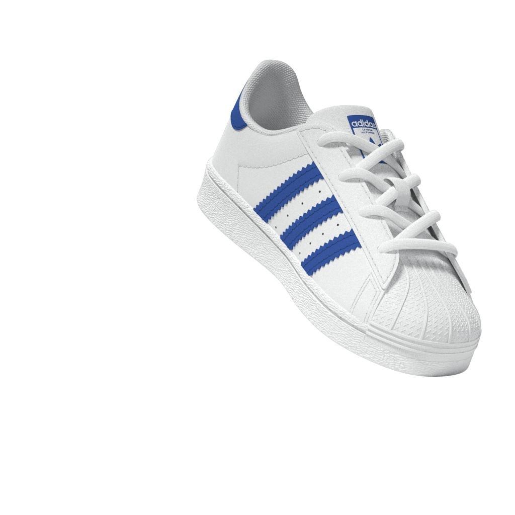 Unisex Kids Superstar Shoes, White, A901_ONE, large image number 10