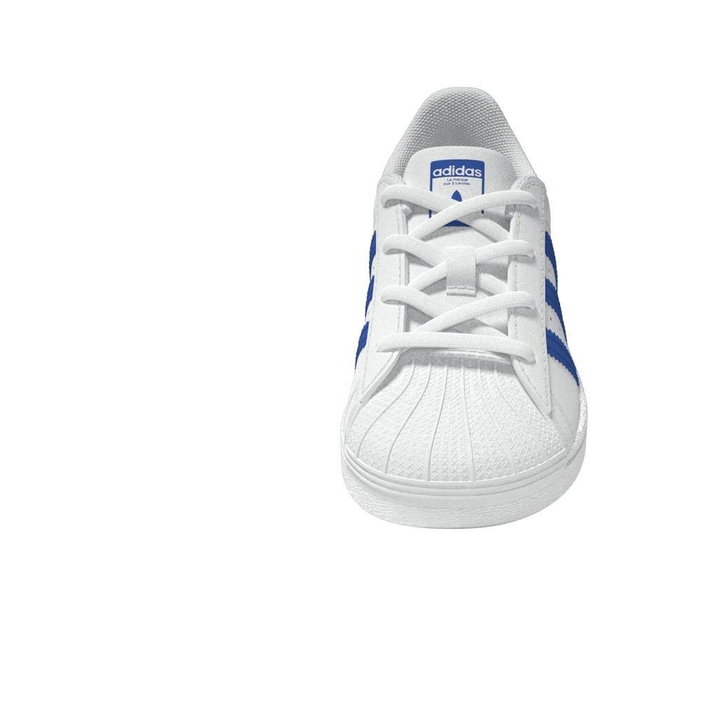 Unisex Kids Superstar Shoes, White, A901_ONE, large image number 14