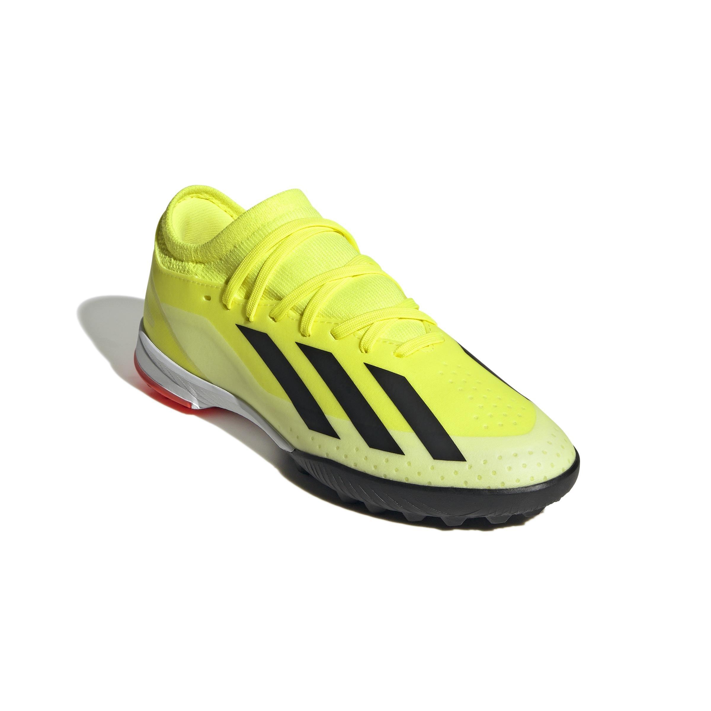 Unisex Crazyfast League Turf Boots, Yellow, A901_ONE, large image number 2