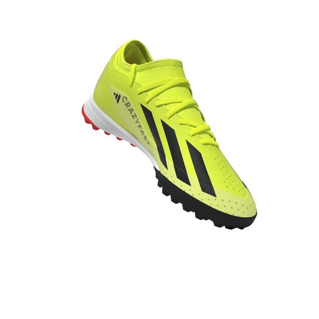 Unisex Crazyfast League Turf Boots, Yellow, A901_ONE, large image number 7