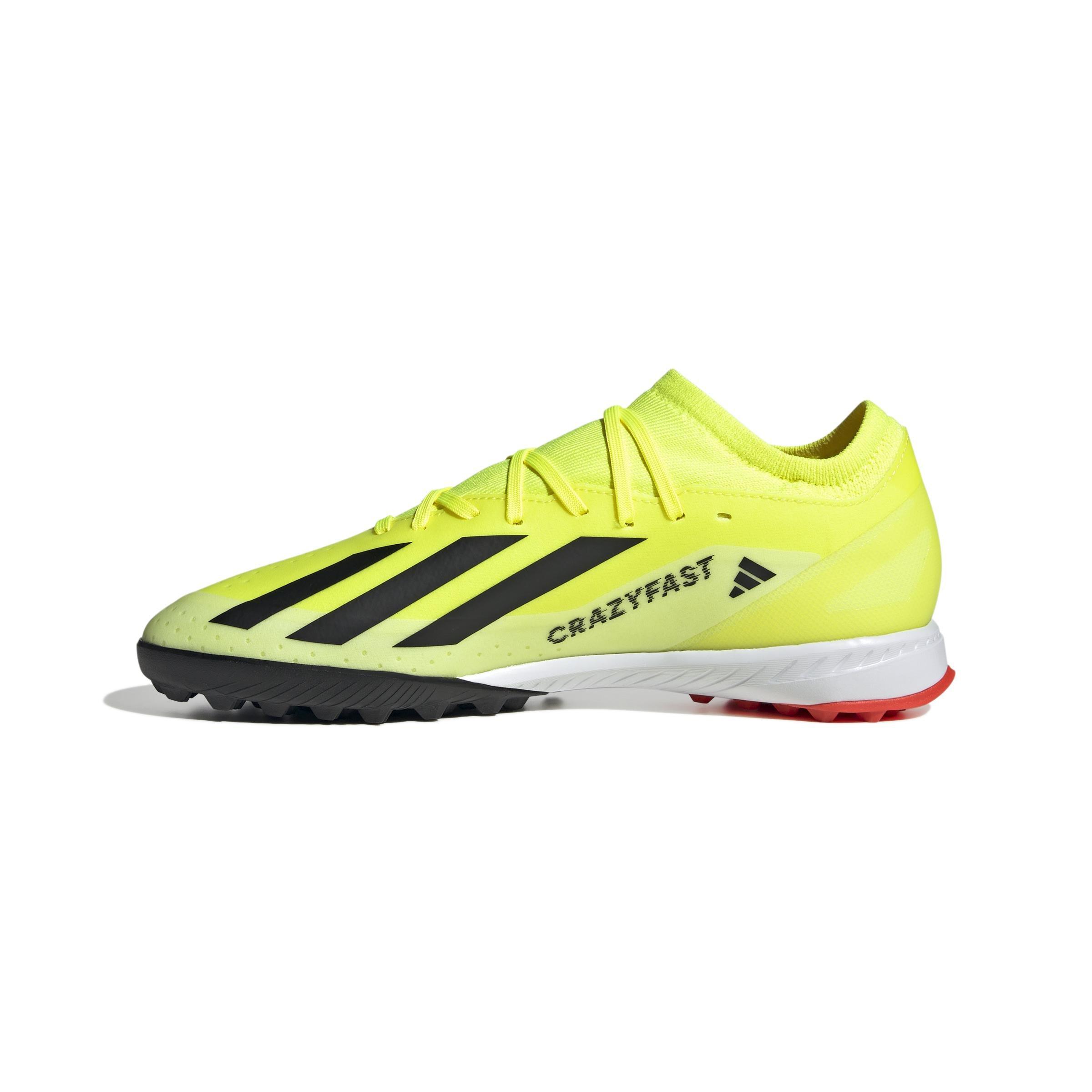 Unisex Crazyfast League Turf Boots, Yellow, A901_ONE, large image number 14