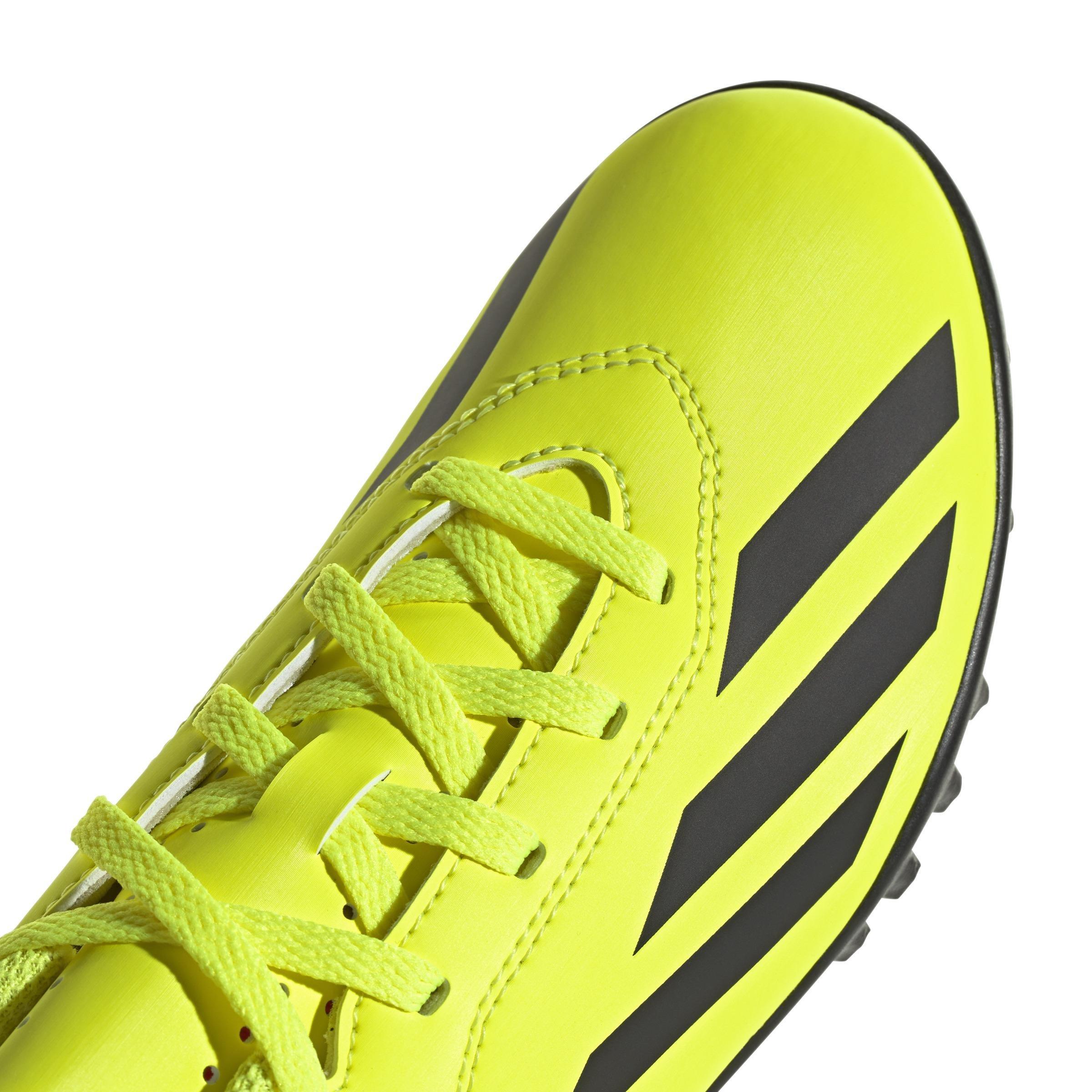 Unisex Kids X Crazyfast Club Turf Boots, Yellow, A901_ONE, large image number 4