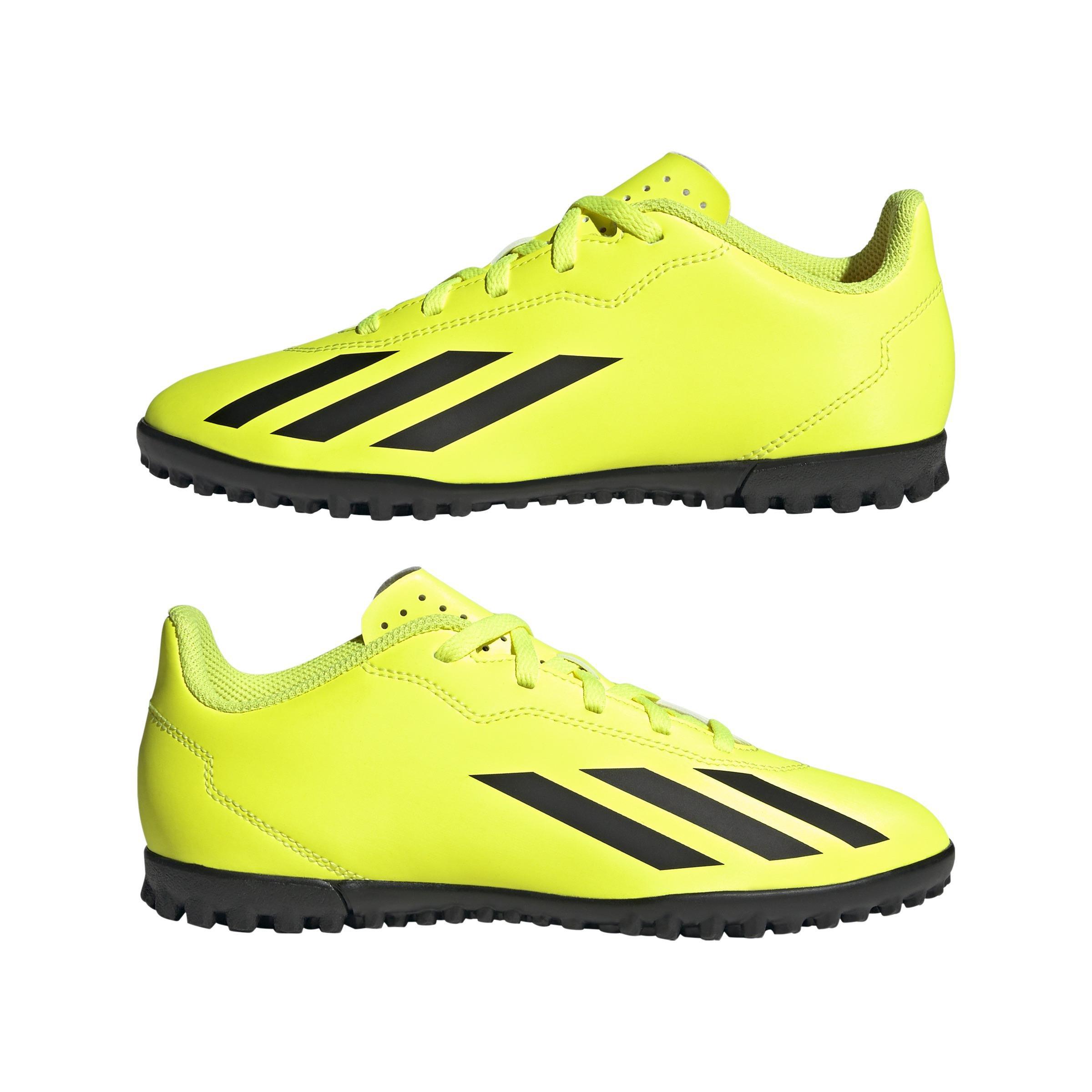 Unisex Kids X Crazyfast Club Turf Boots, Yellow, A901_ONE, large image number 6