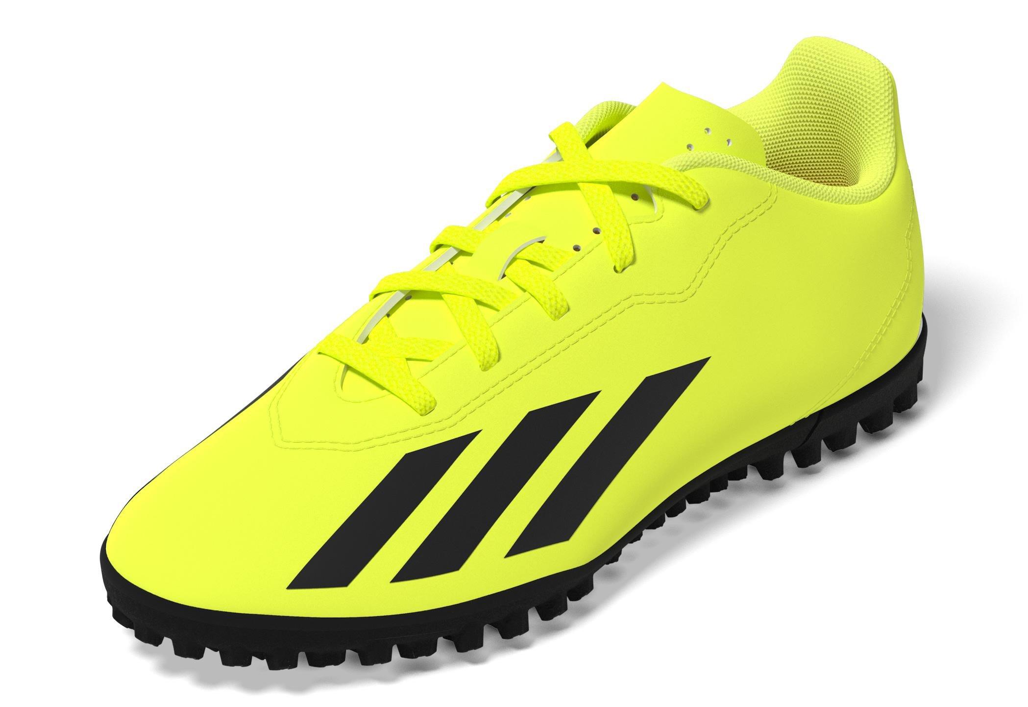 Unisex Kids X Crazyfast Club Turf Boots, Yellow, A901_ONE, large image number 7