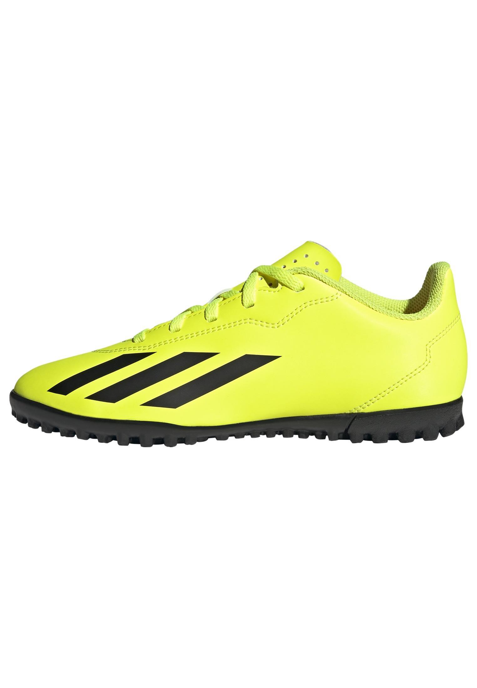 Unisex Kids X Crazyfast Club Turf Boots, Yellow, A901_ONE, large image number 10