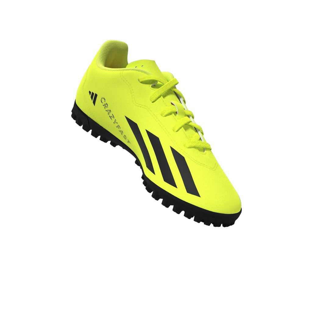 Unisex Kids X Crazyfast Club Turf Boots, Yellow, A901_ONE, large image number 13