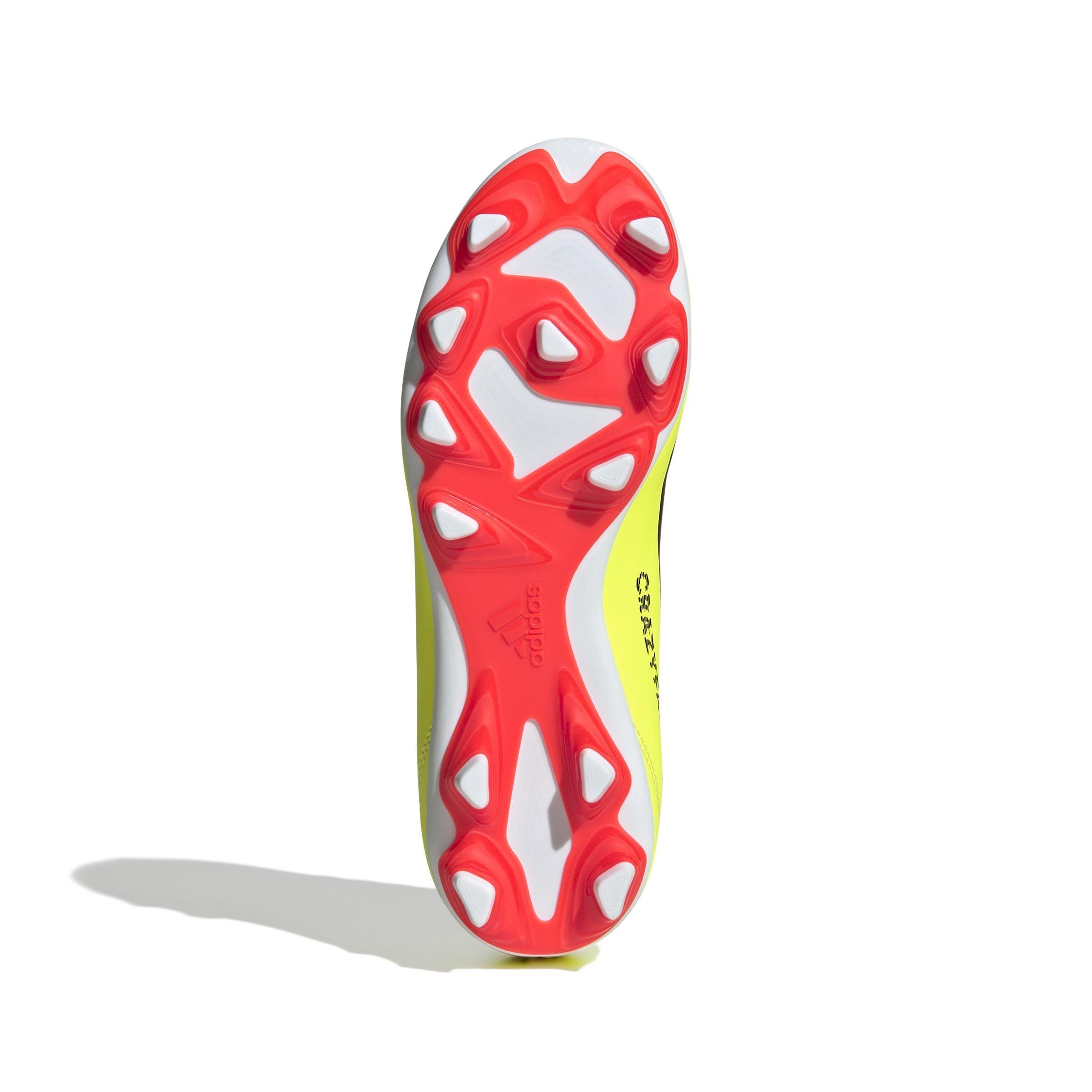 Unisex Kids X Crazyfast Club Flexible Ground Boots, Yellow, A901_ONE, large image number 0