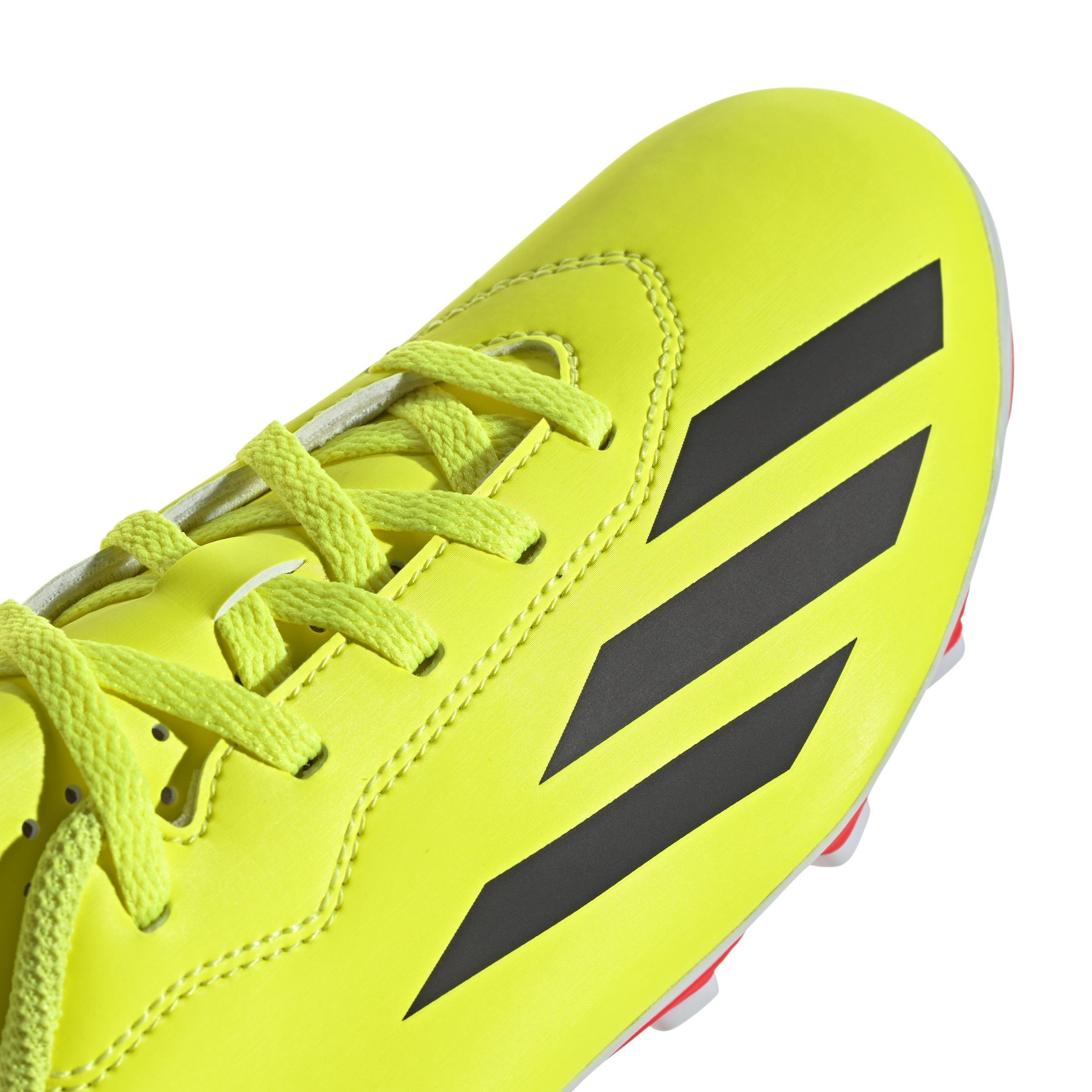 Unisex Kids X Crazyfast Club Flexible Ground Boots, Yellow, A901_ONE, large image number 2