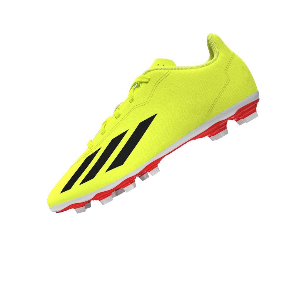 Unisex Kids X Crazyfast Club Flexible Ground Boots, Yellow, A901_ONE, large image number 7
