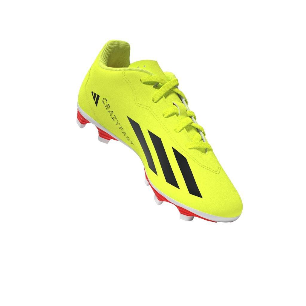 Unisex Kids X Crazyfast Club Flexible Ground Boots, Yellow, A901_ONE, large image number 8