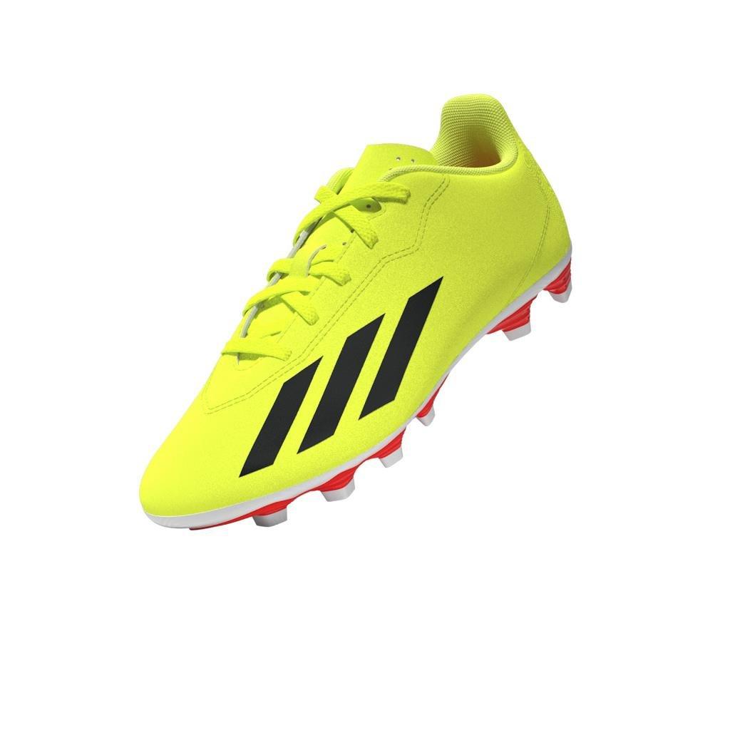 Unisex Kids X Crazyfast Club Flexible Ground Boots, Yellow, A901_ONE, large image number 12