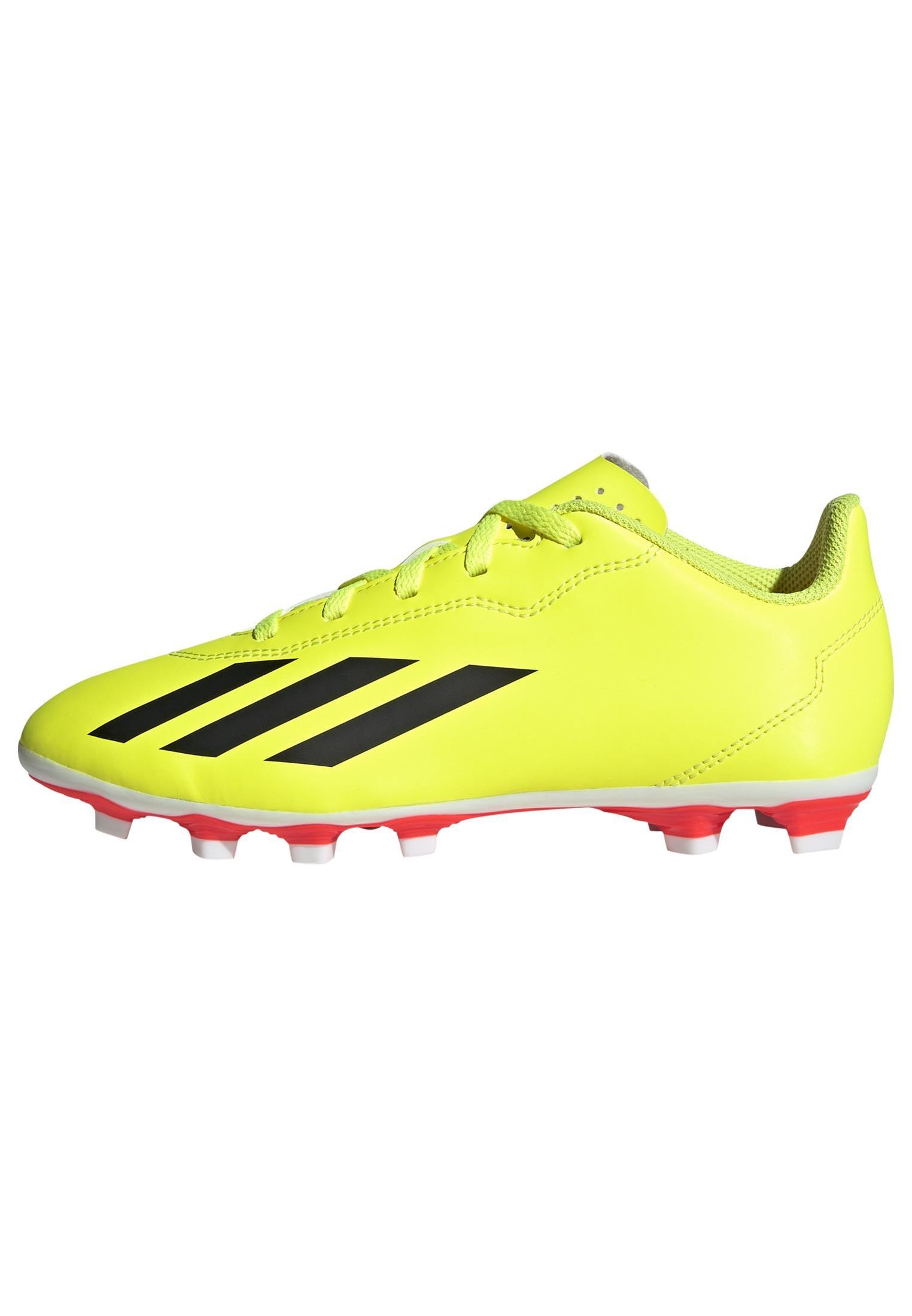 Unisex Kids X Crazyfast Club Flexible Ground Boots, Yellow, A901_ONE, large image number 14