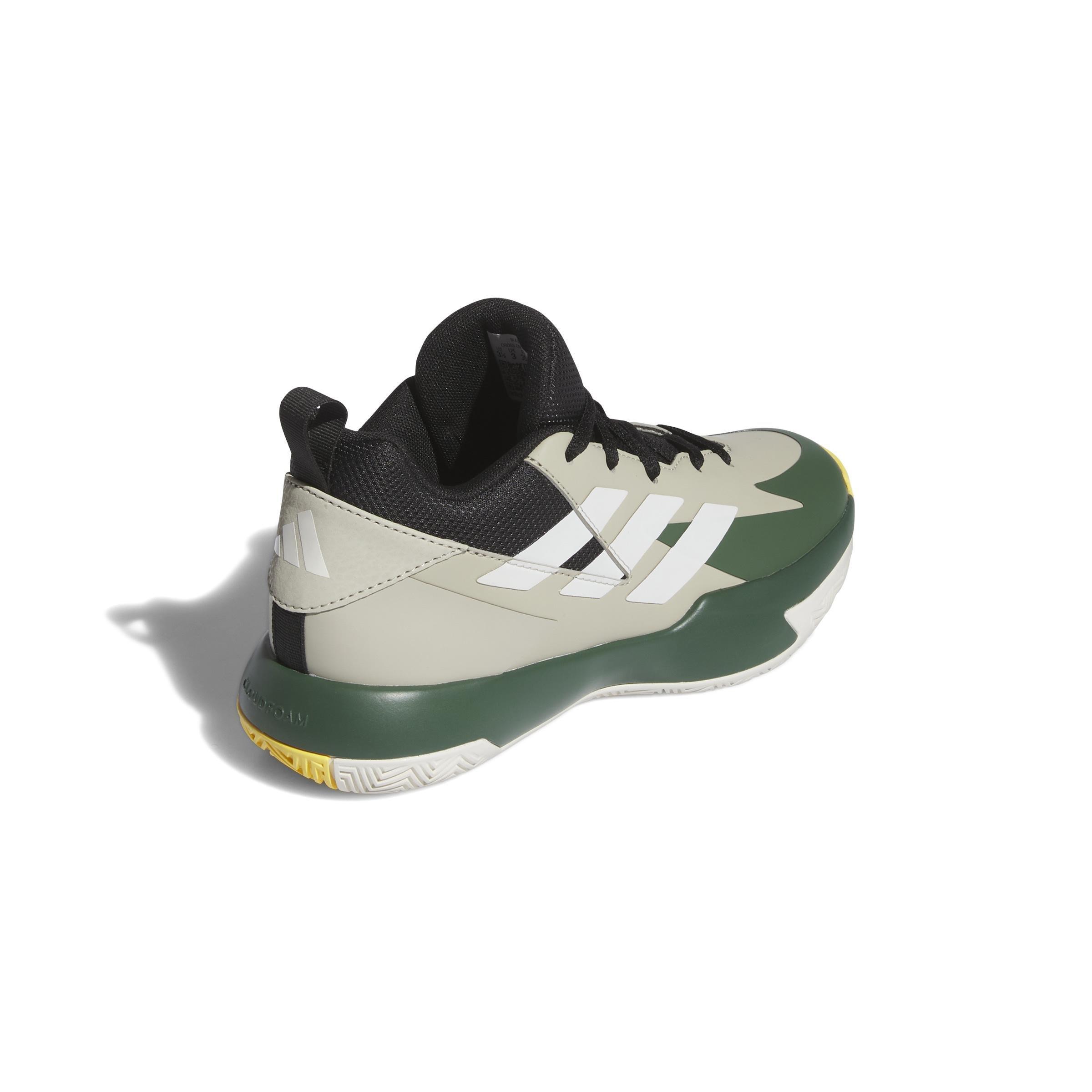 Unisex Kids Cross Em Up Select Mid Trainers, Beige, A901_ONE, large image number 3