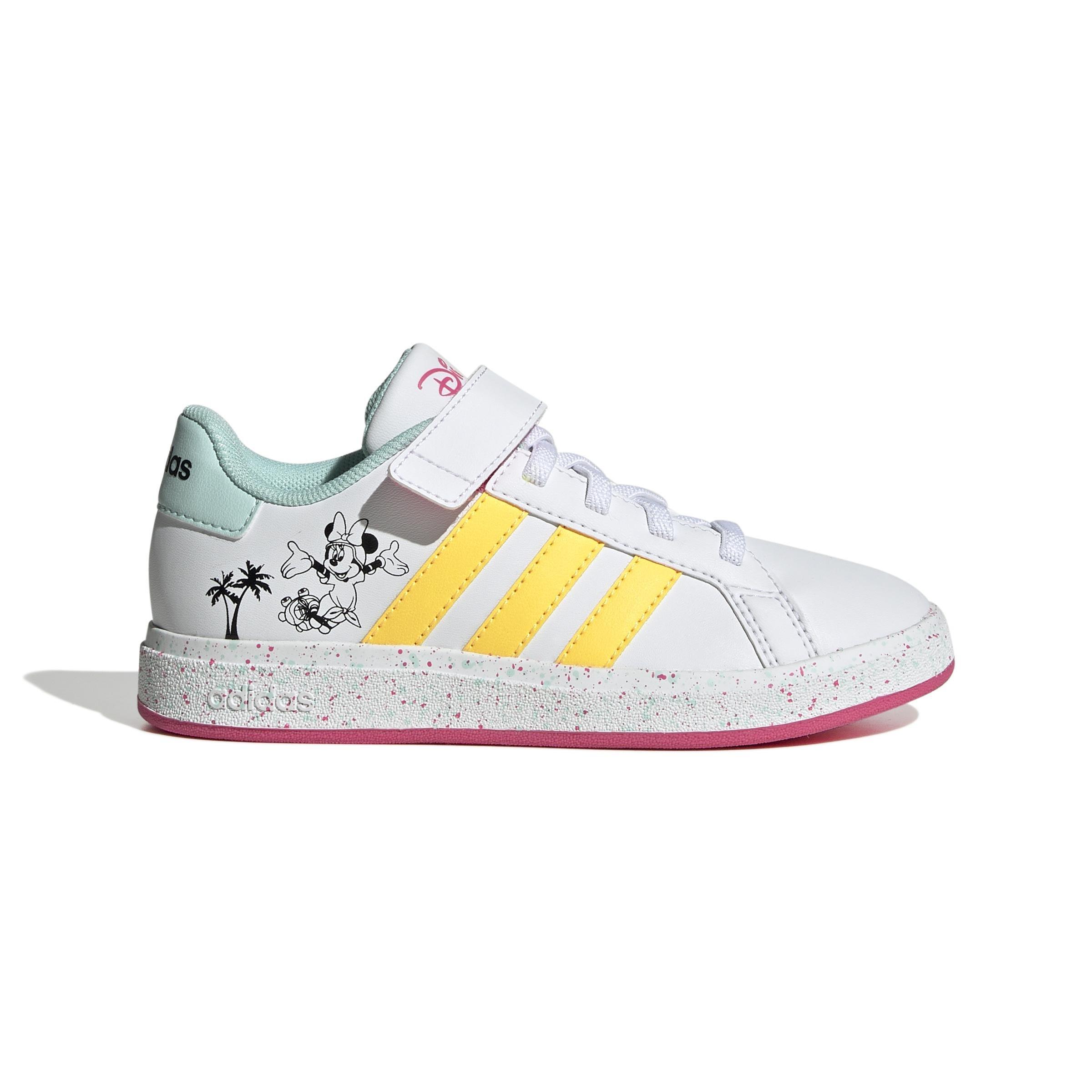 Unisex Kids Grand Court x Disney Shoes, White, , large image number 0