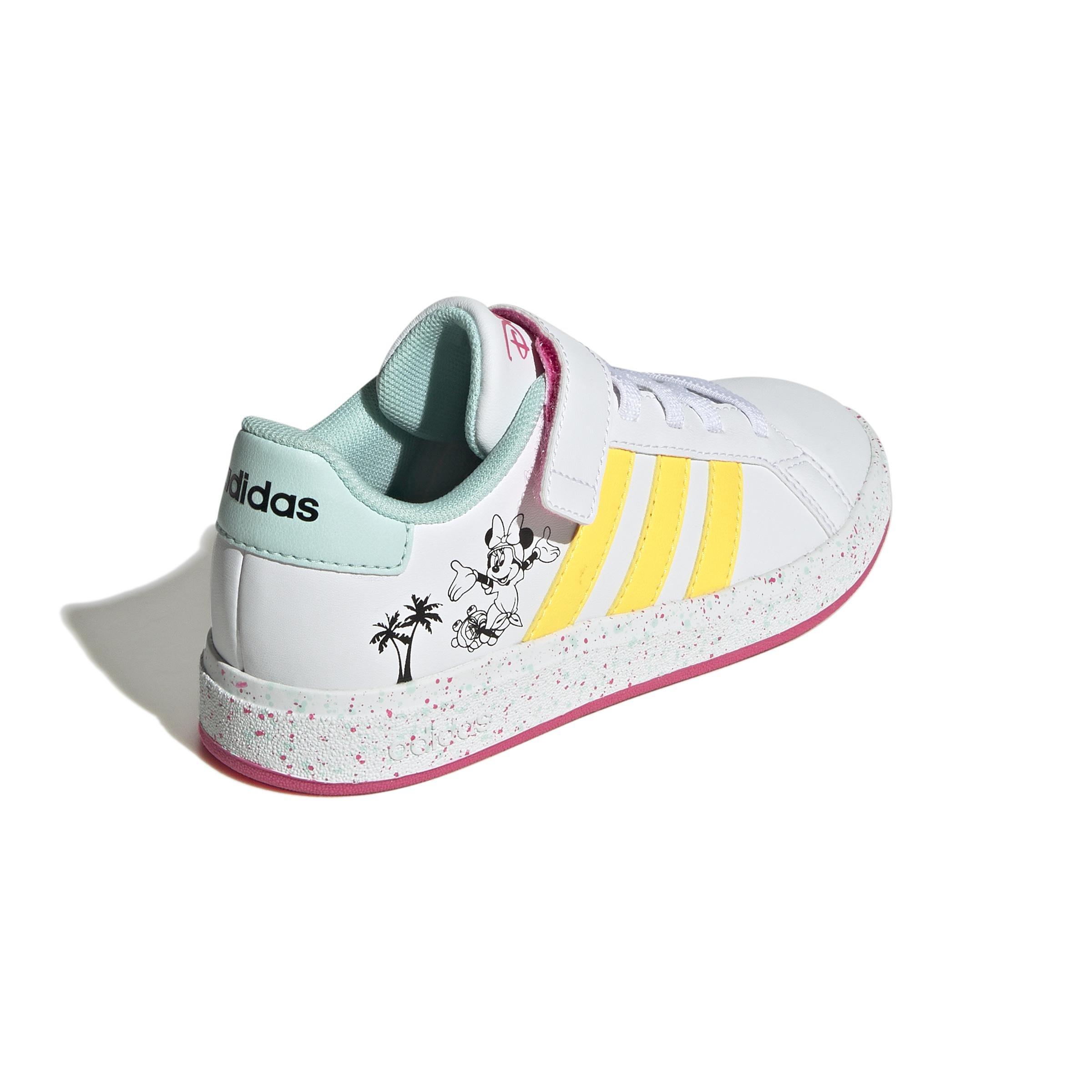 Unisex Kids Grand Court x Disney Shoes, White, , large image number 3