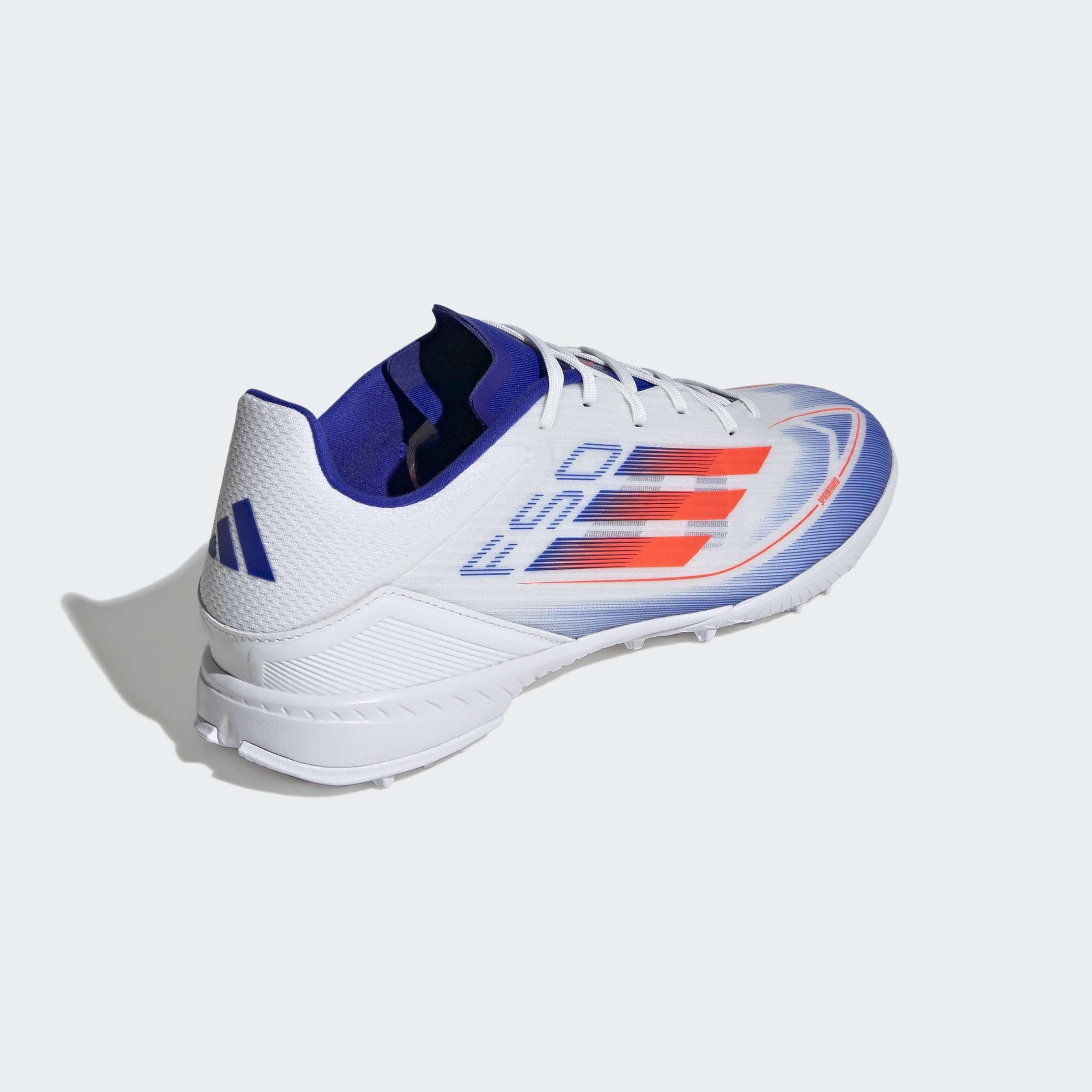 Unisex F50 League Turf Boots, White, A901_ONE, large image number 3