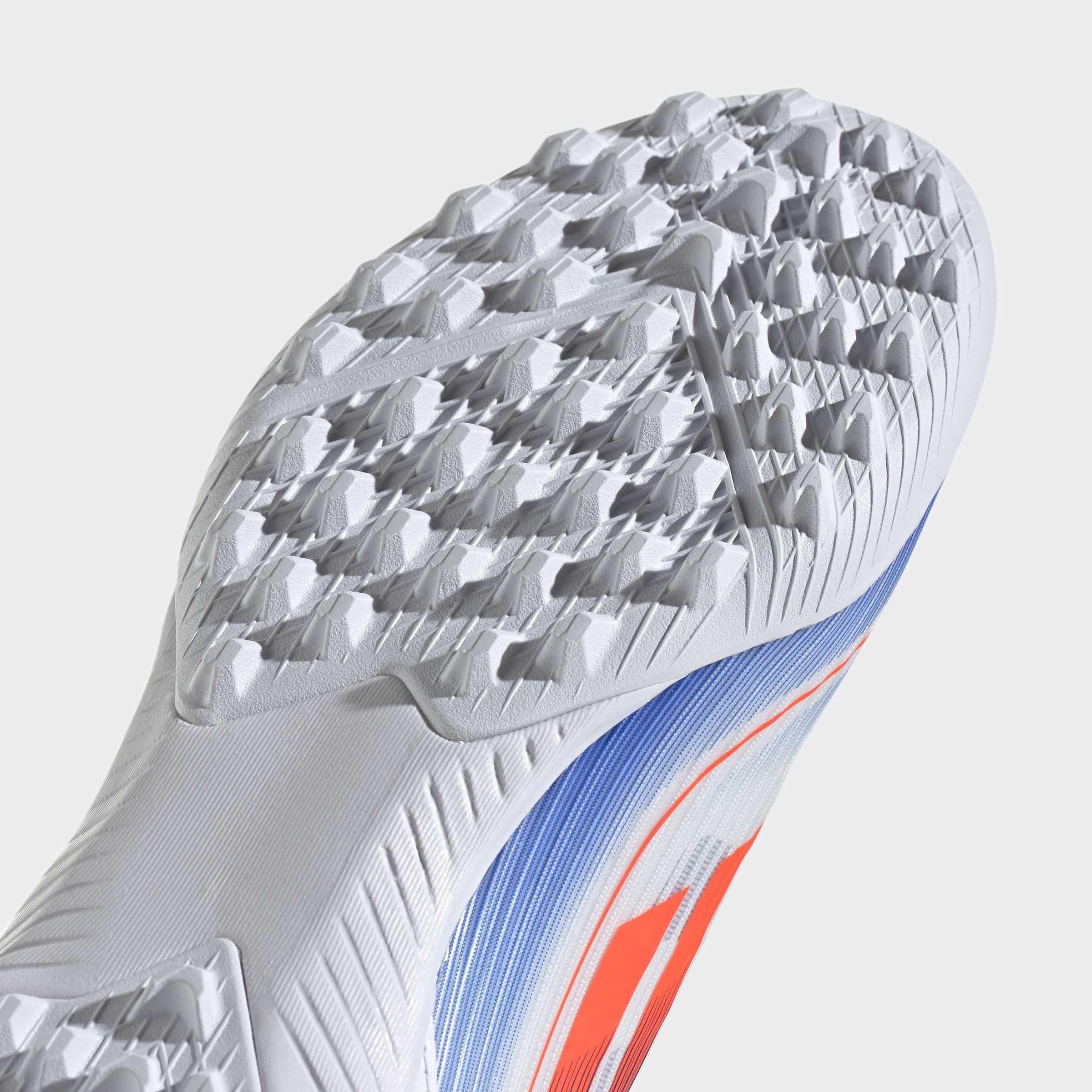 Unisex F50 League Turf Boots, White, A901_ONE, large image number 5