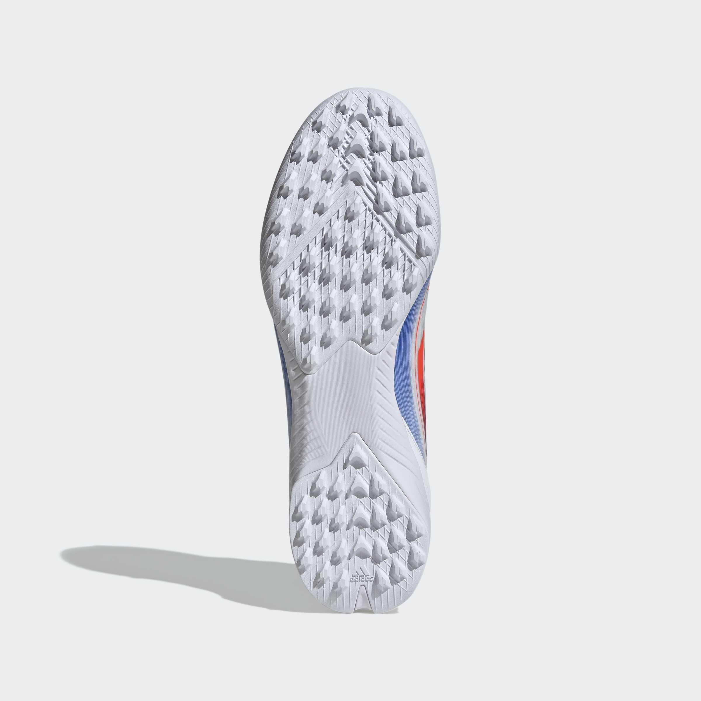 Unisex F50 League Turf Boots, White, A901_ONE, large image number 6