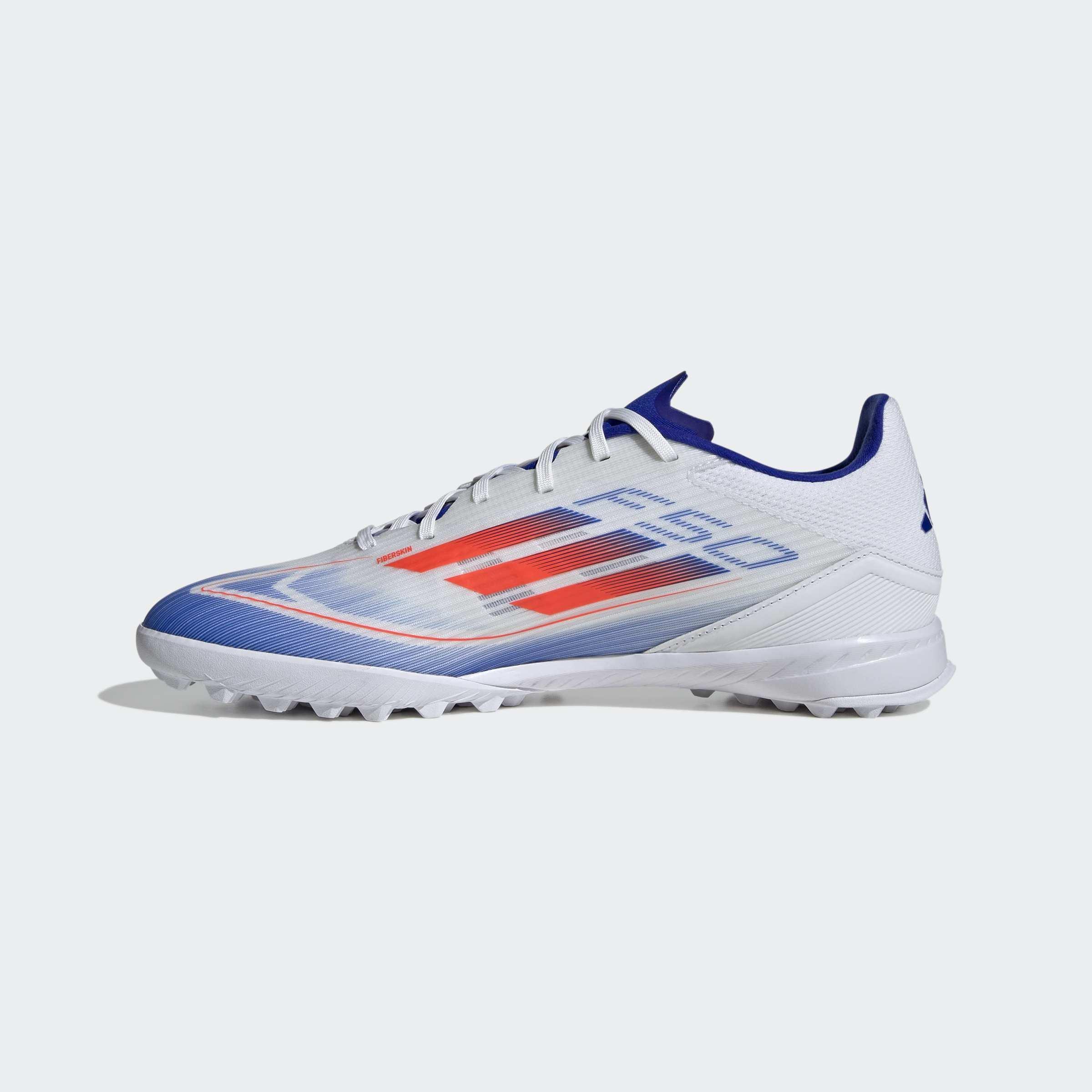 Unisex F50 League Turf Boots, White, A901_ONE, large image number 7
