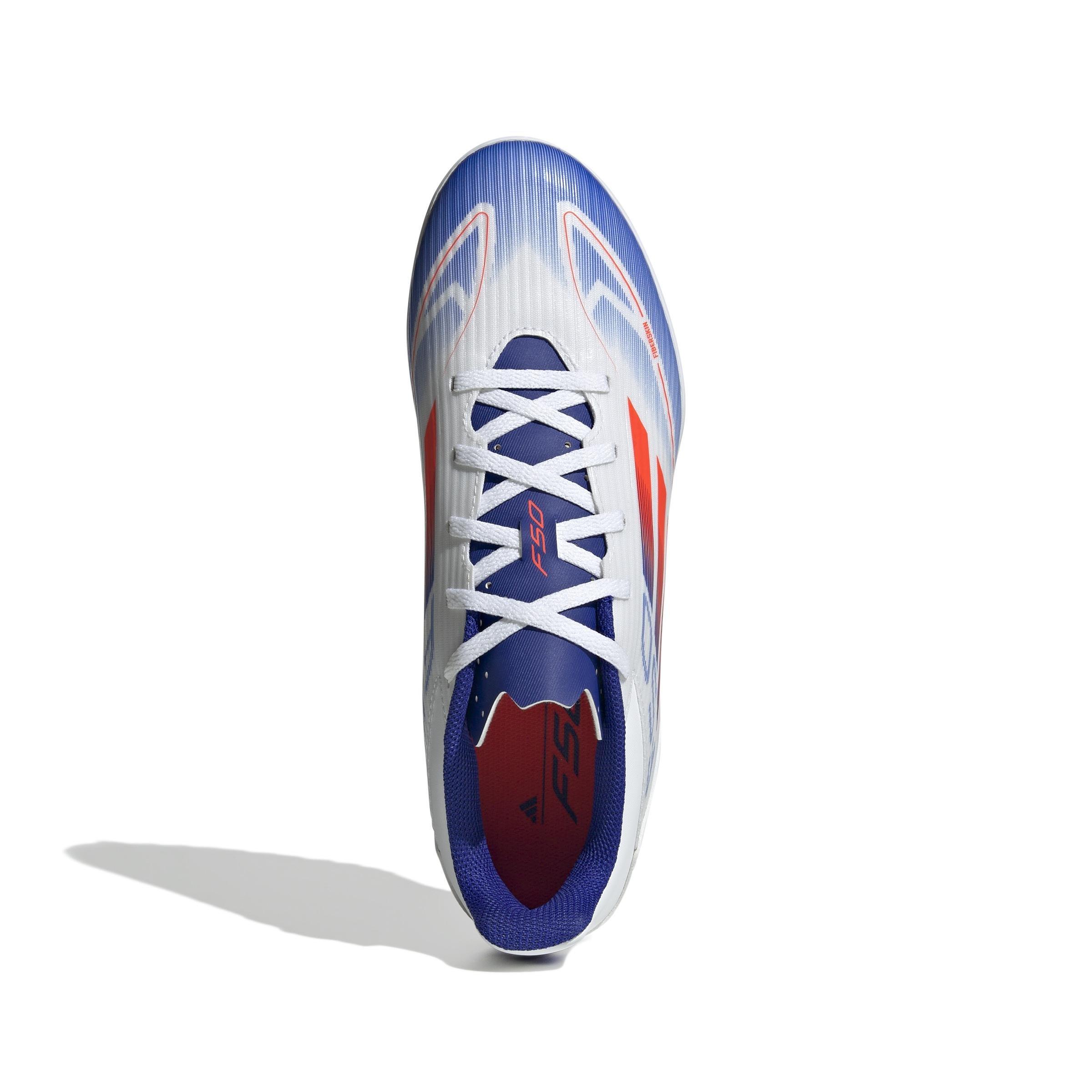 Unisex F50 Club Turf Boots, White, A901_ONE, large image number 1