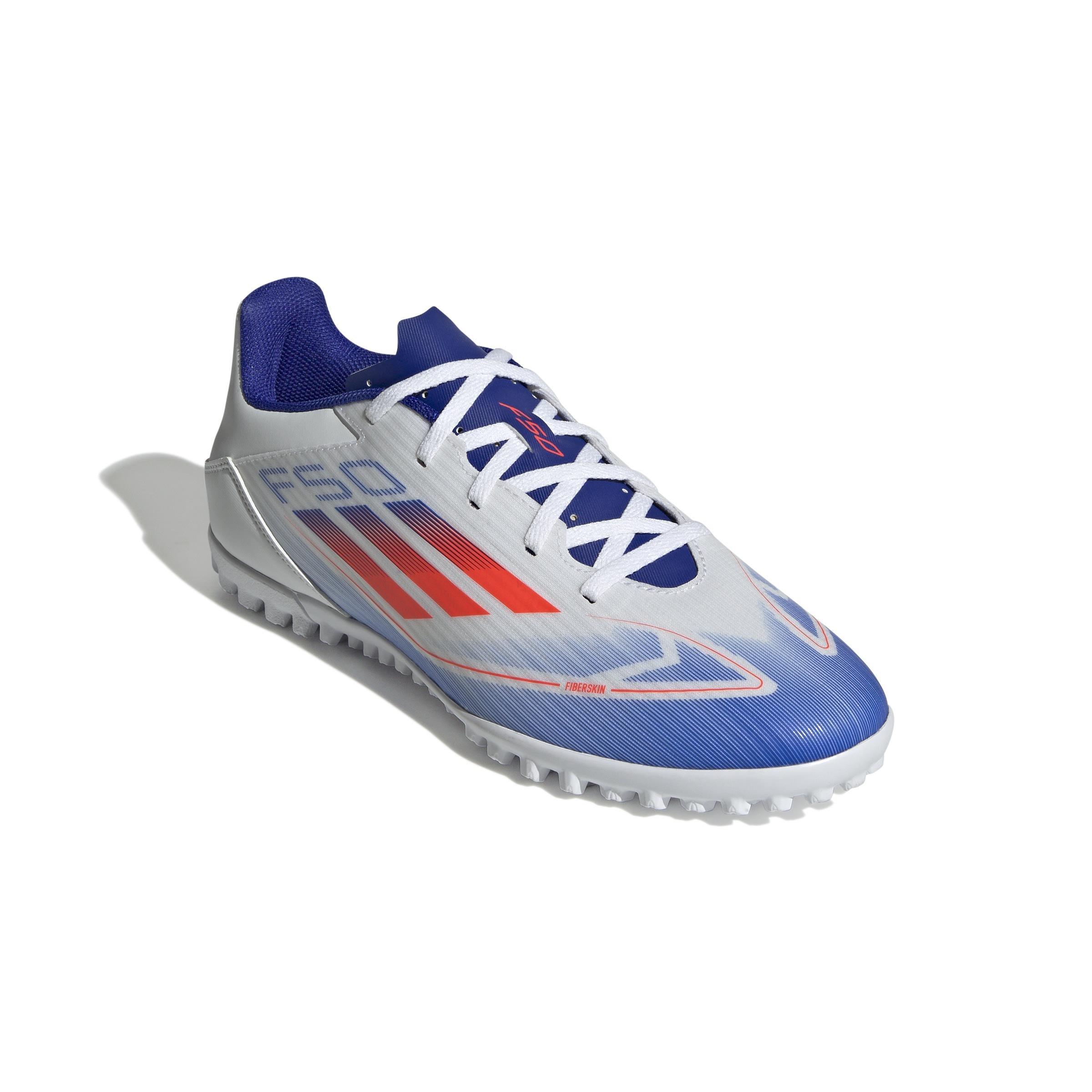 Unisex F50 Club Turf Boots, White, A901_ONE, large image number 2