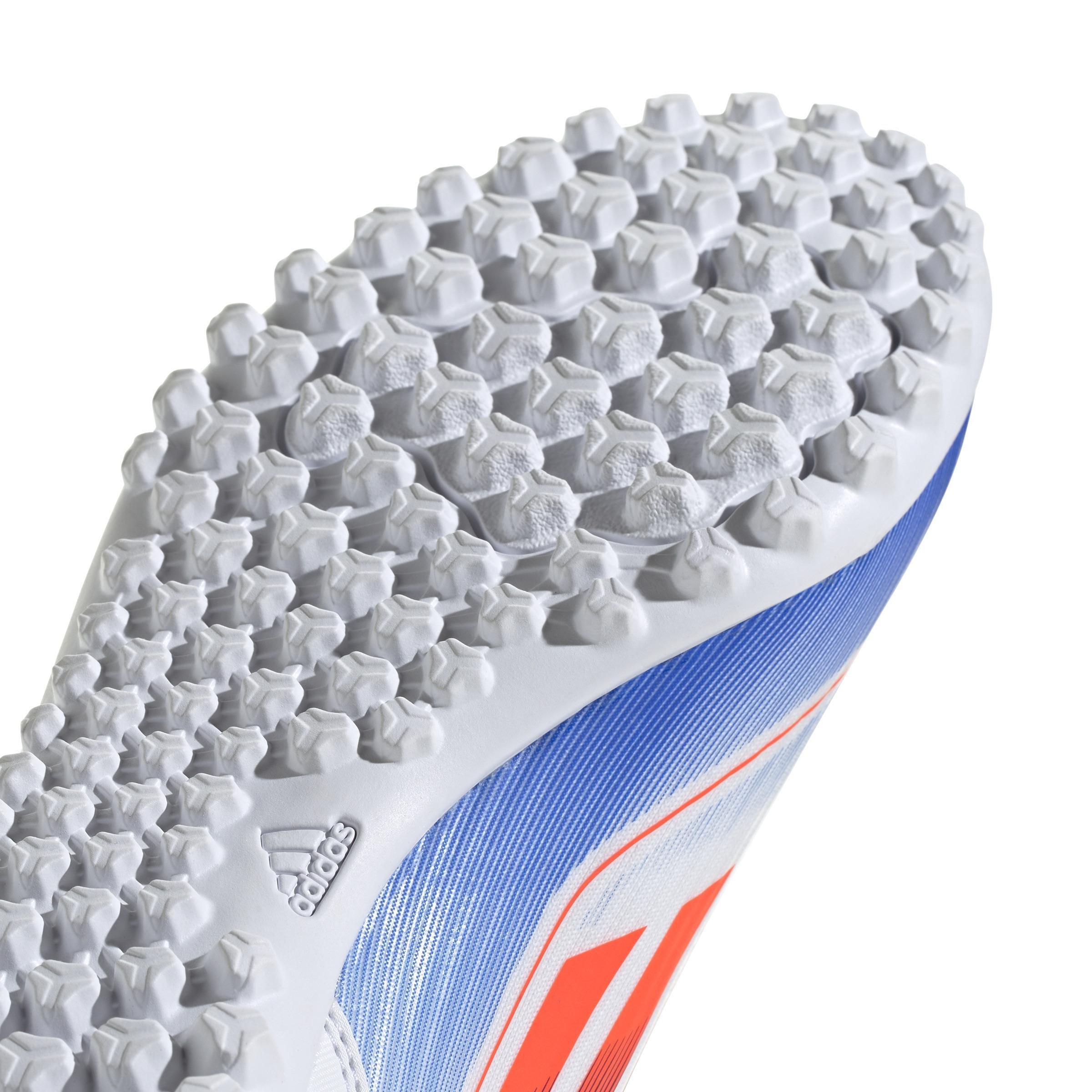 Unisex F50 Club Turf Boots, White, A901_ONE, large image number 4