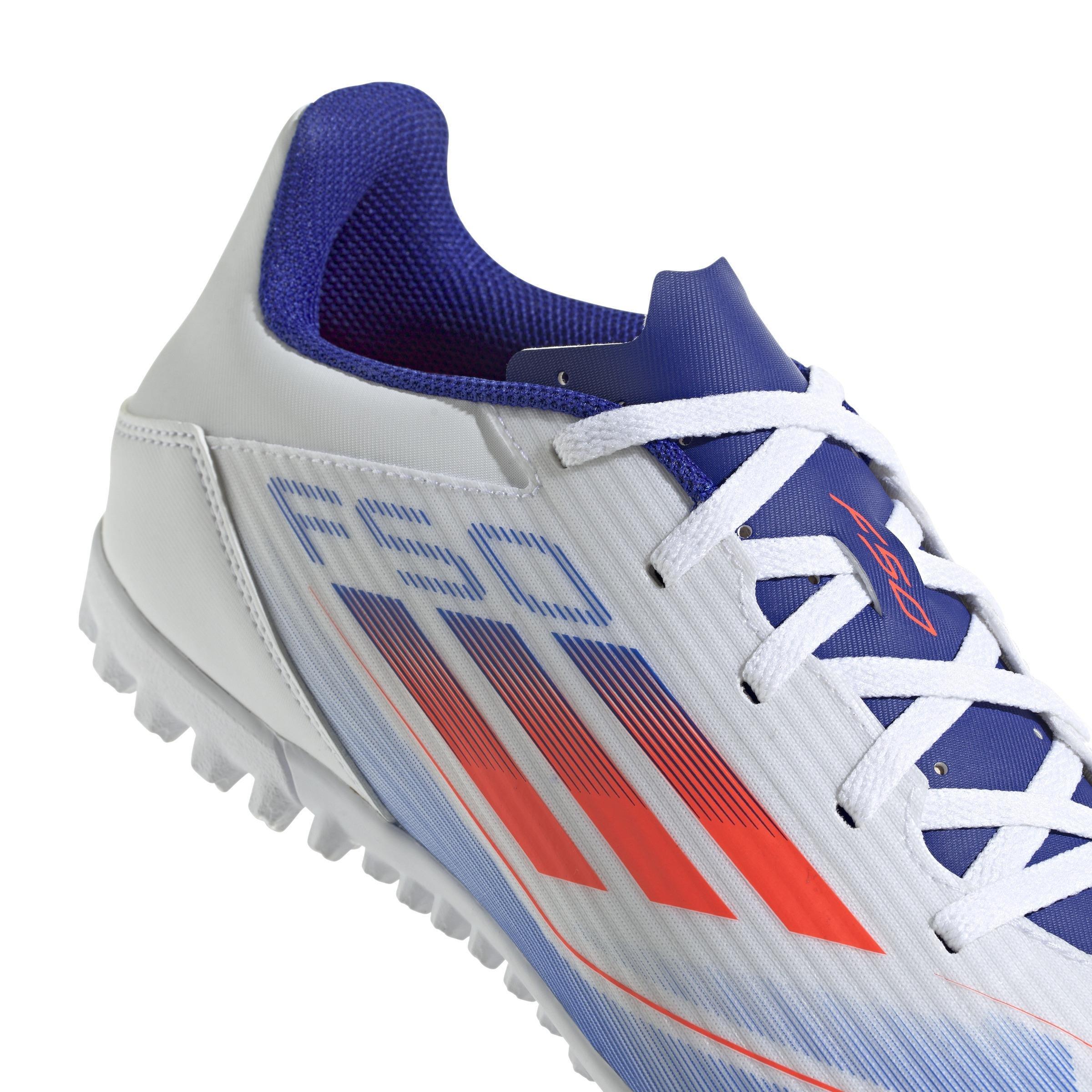 Unisex F50 Club Turf Boots, White, A901_ONE, large image number 5