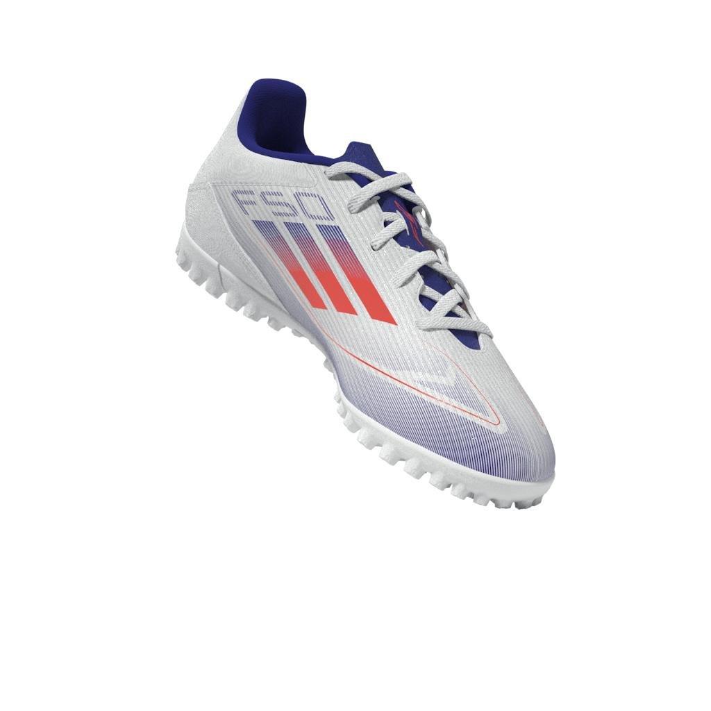 Unisex F50 Club Turf Boots, White, A901_ONE, large image number 9