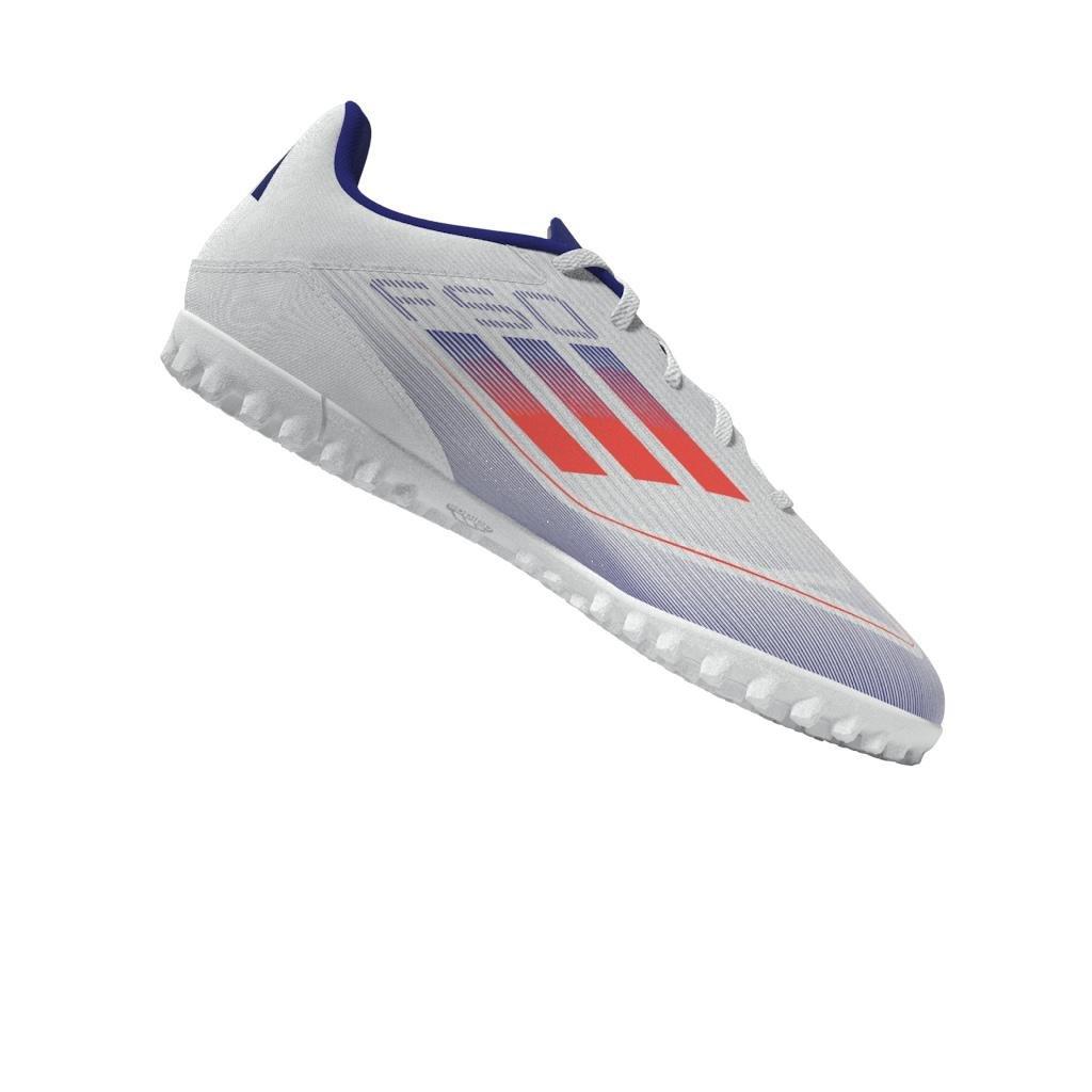 Unisex F50 Club Turf Boots, White, A901_ONE, large image number 13