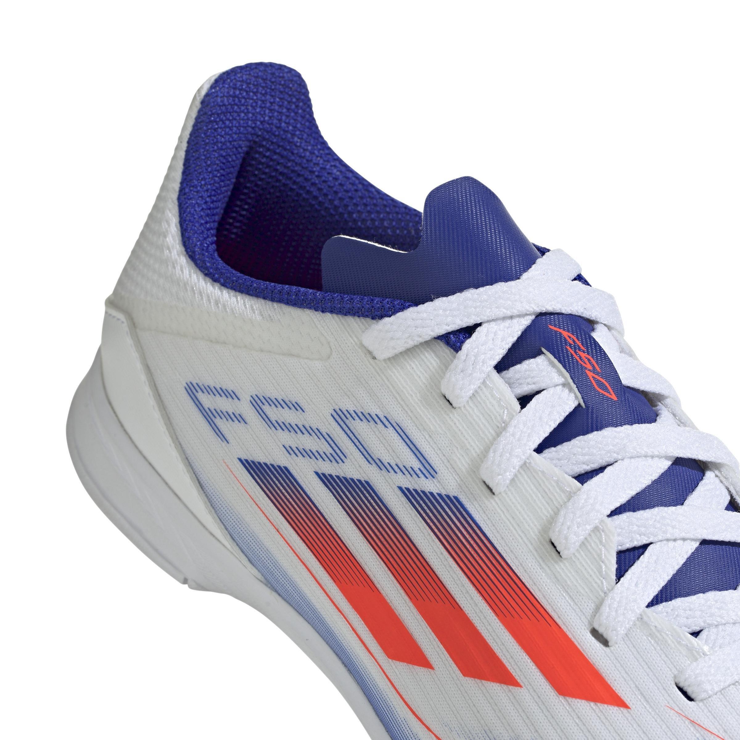 Unisex Kids F50 League Turf Boots, White, , large image number 4
