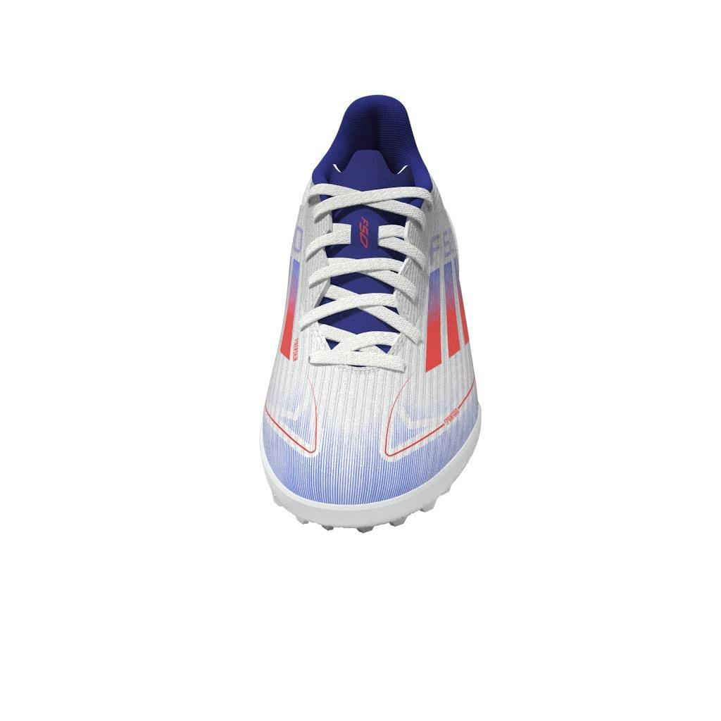 Unisex Kids F50 League Turf Boots, White, , large image number 7