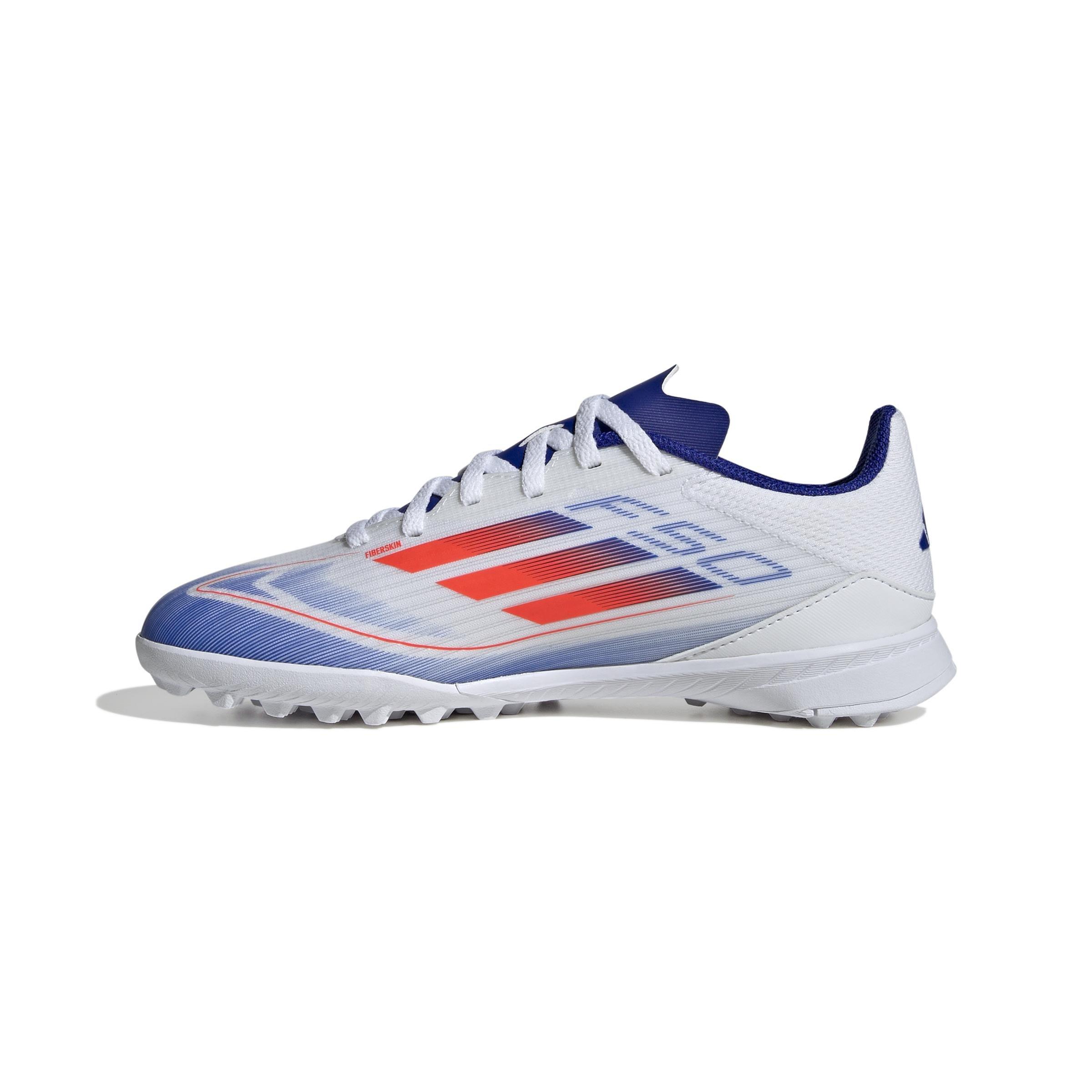 Unisex Kids F50 League Turf Boots, White, , large image number 14