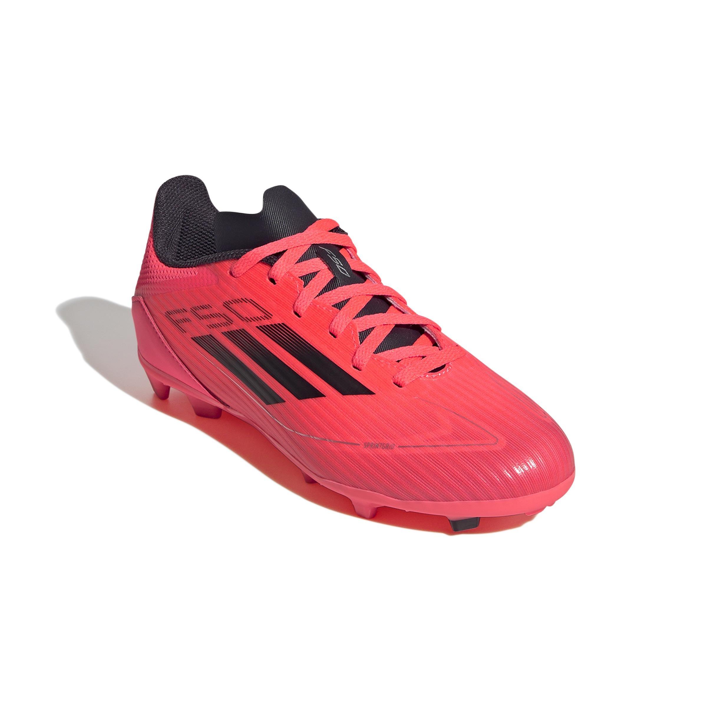 Unisex Kids F50 League Firm/Multi-Ground Cleats, Pink, A901_ONE, large image number 2