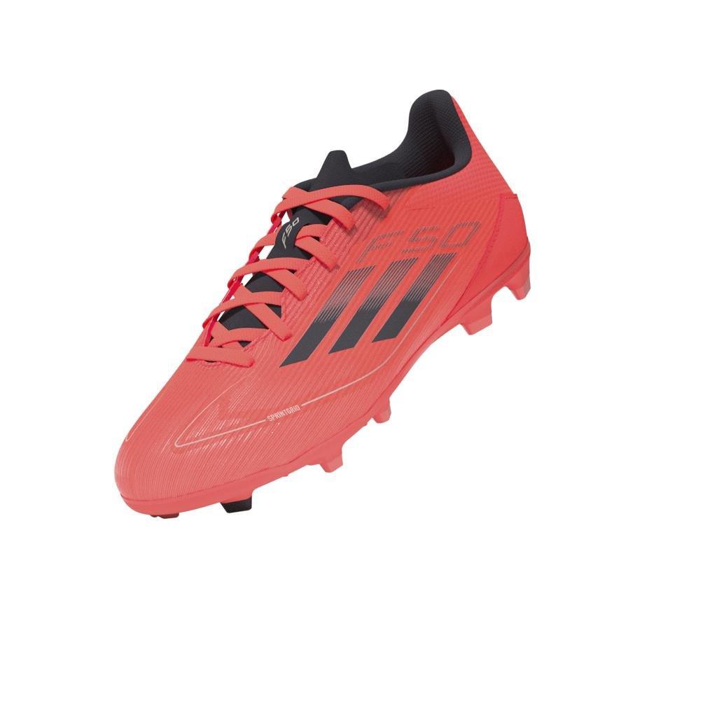 Unisex Kids F50 League Firm/Multi-Ground Cleats, Pink, A901_ONE, large image number 12