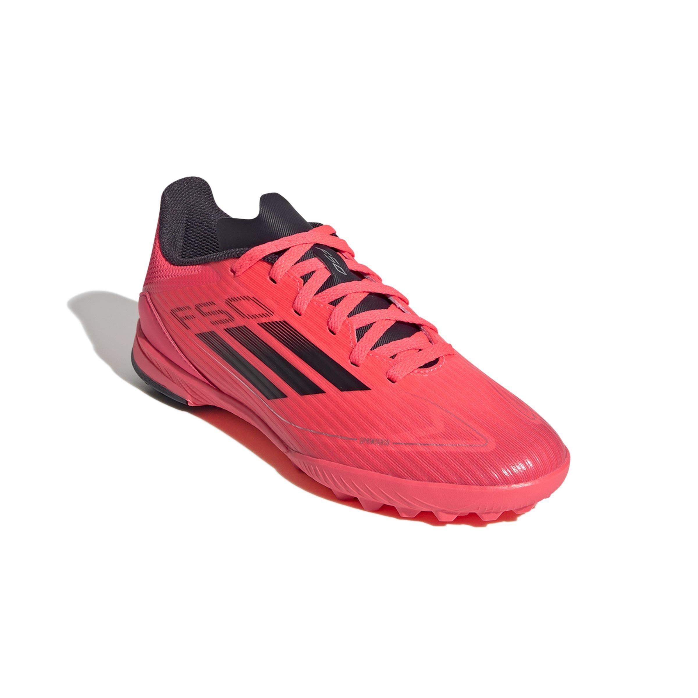Unisex Kids F50 League Football Boots Turf, Pink, A901_ONE, large image number 2