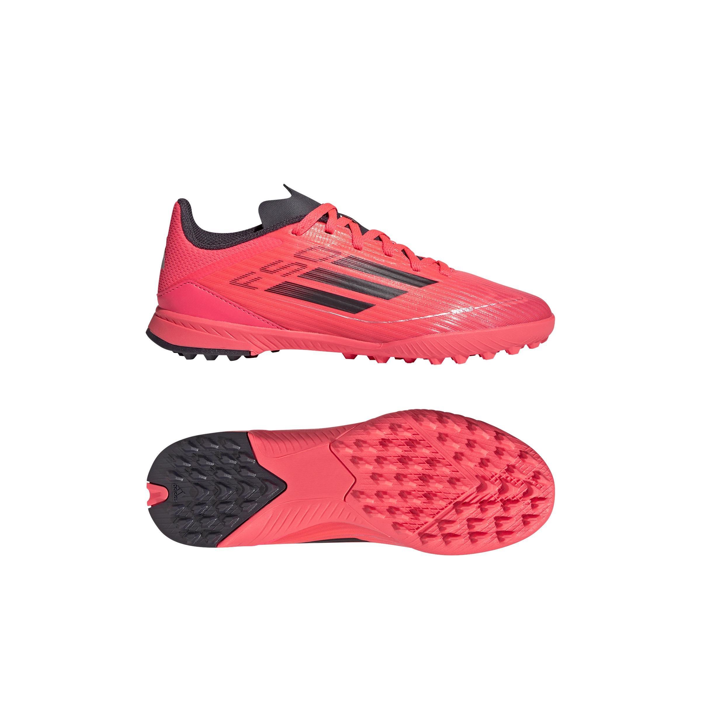Unisex Kids F50 League Football Boots Turf, Pink, A901_ONE, large image number 8